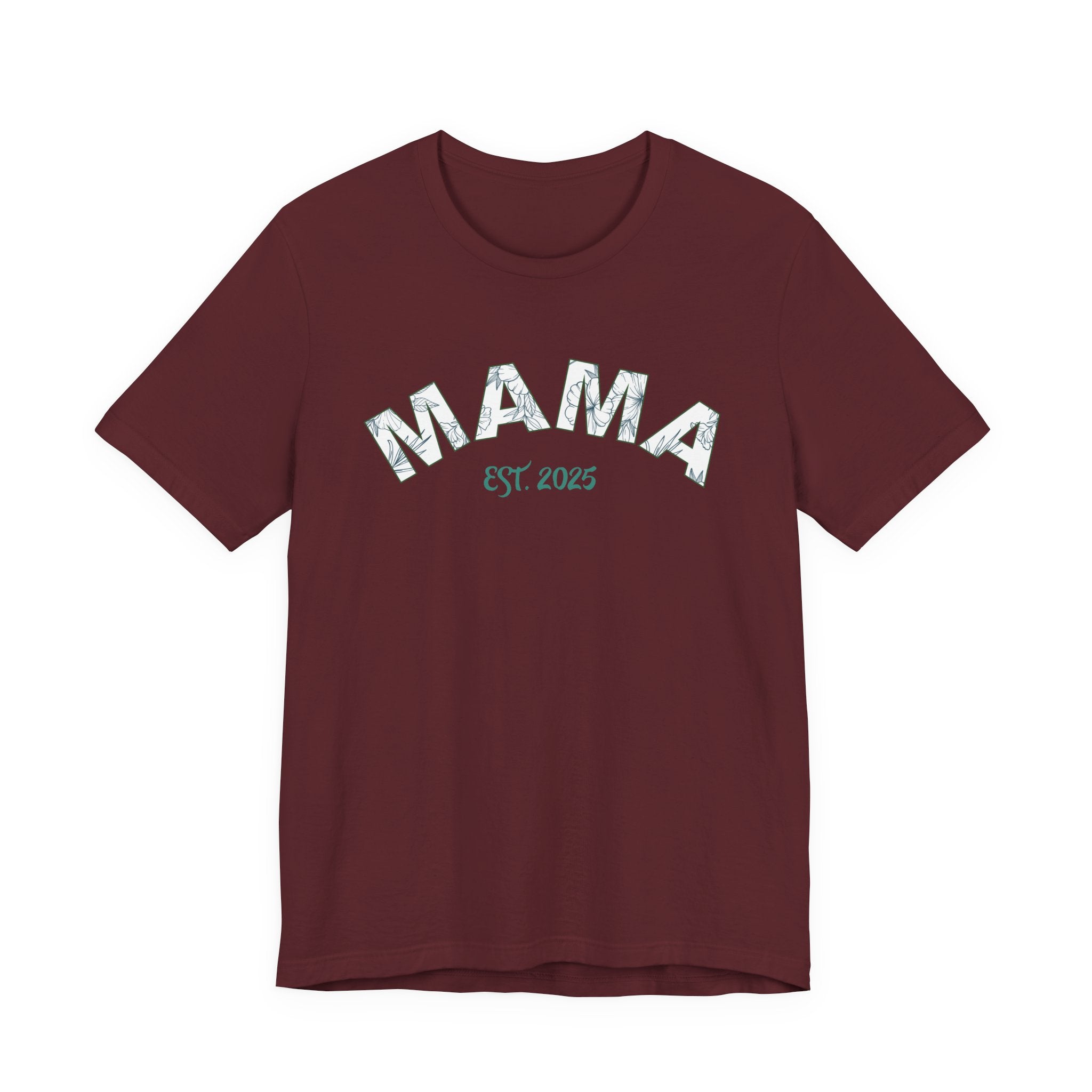 Teeshirt: Mama EST. 2025 - Green Logo