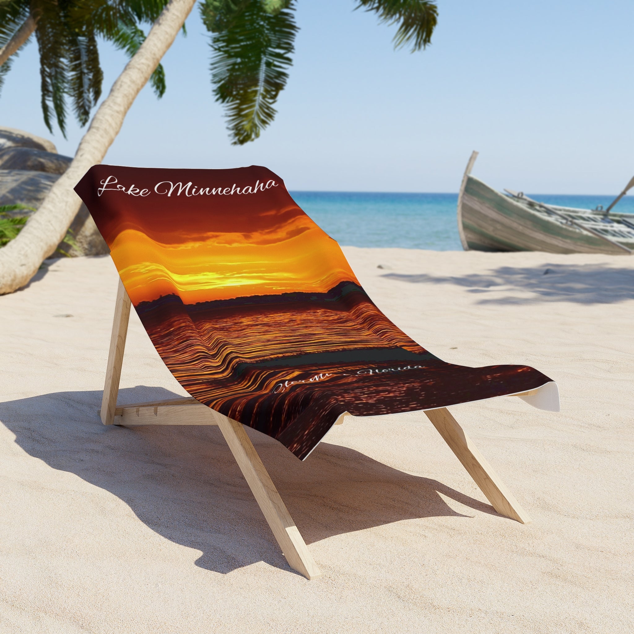 Beach Towel: Lake Minnehaha