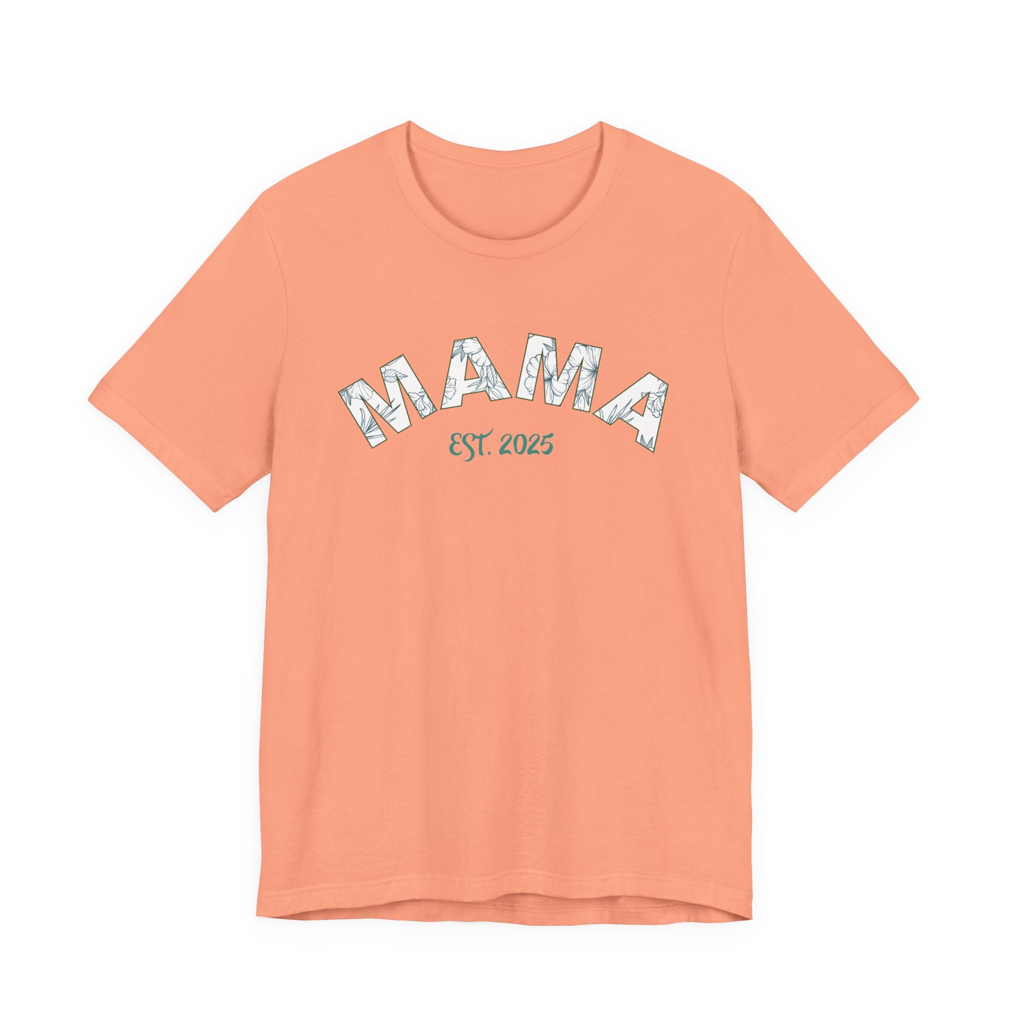 Teeshirt: Mama EST. 2025 - Green Logo