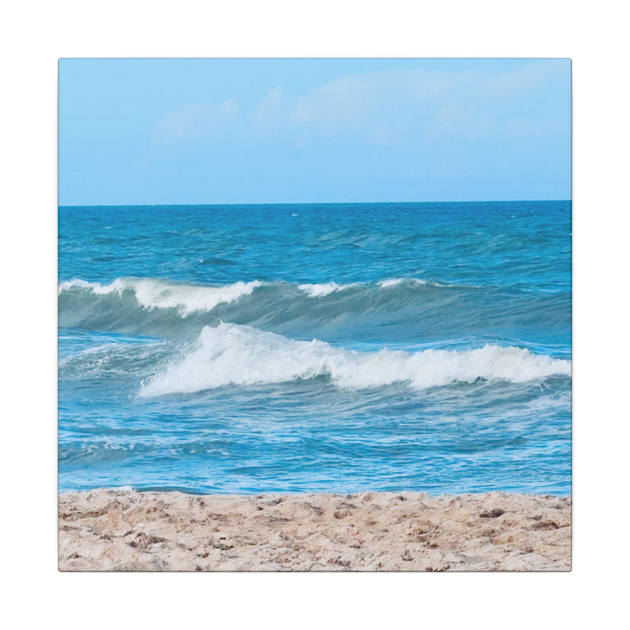 Canvas Print: Ormond Beach - Waves