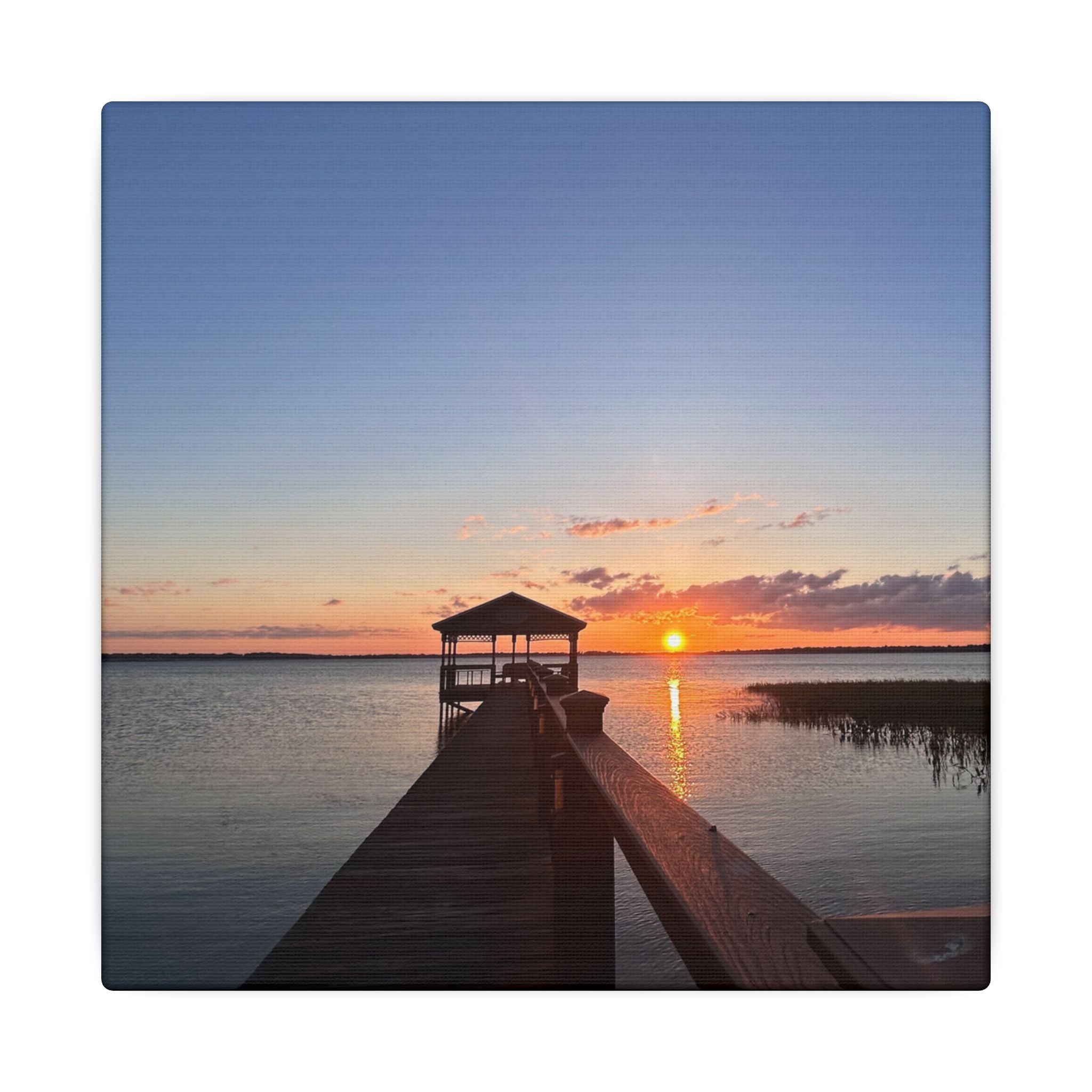 Canvas Print: Sunset on Lake Minnehaha