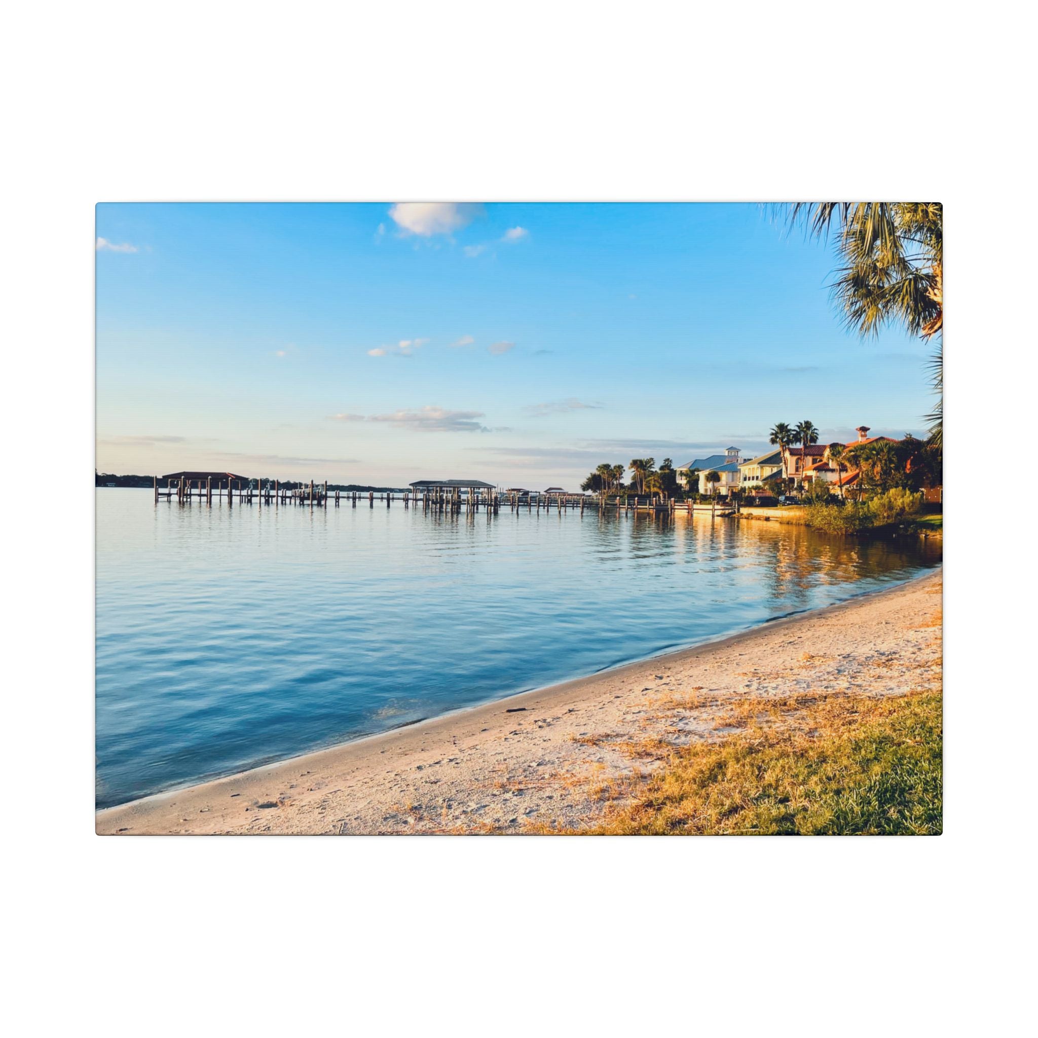 Canvas Print: Halifax River View from Fortunato Park