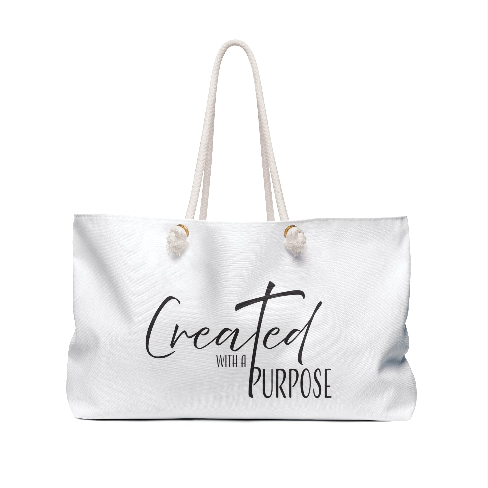 Weekender Bag: Inspirational - Created with purpose