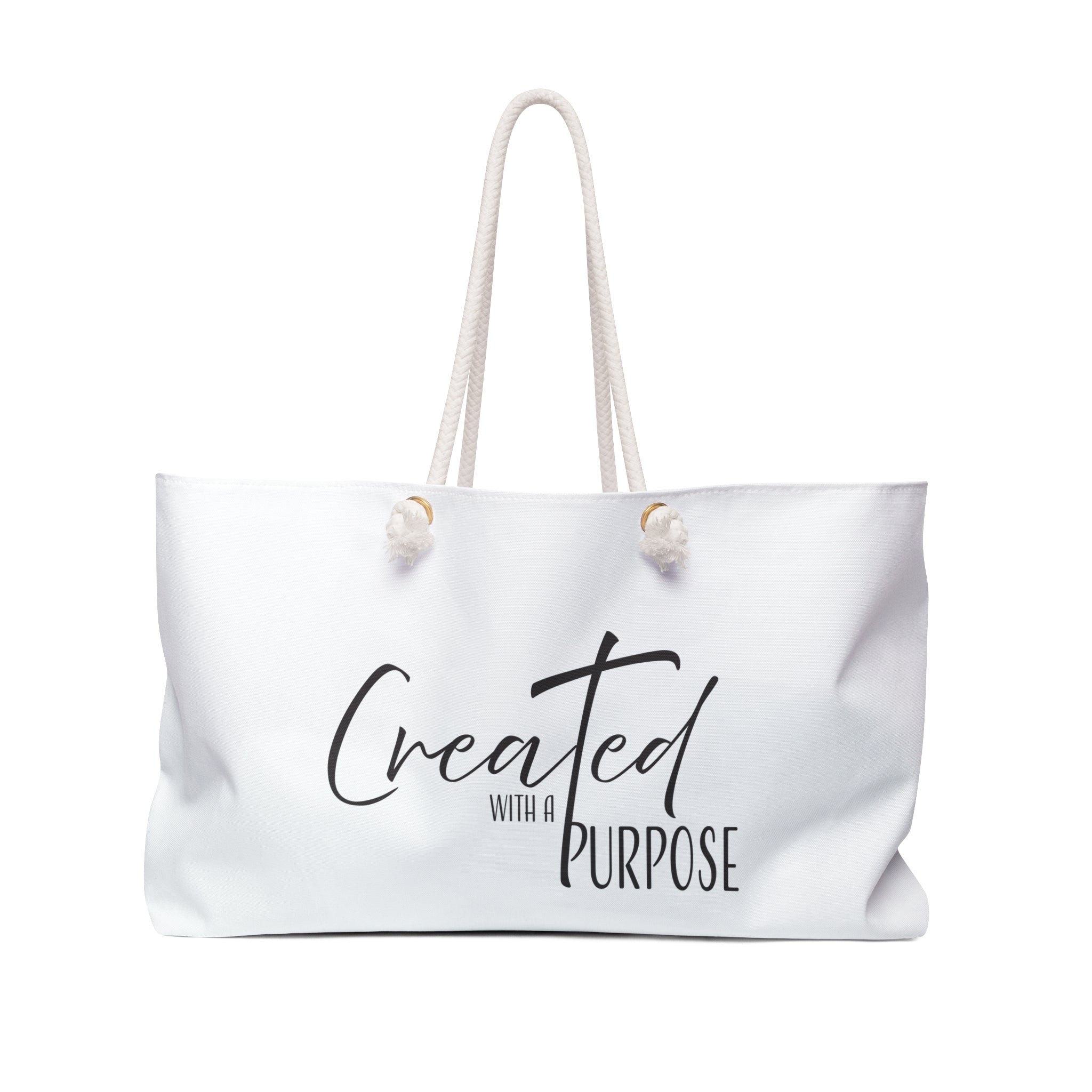 Weekender Bag: Inspirational - Created with purpose