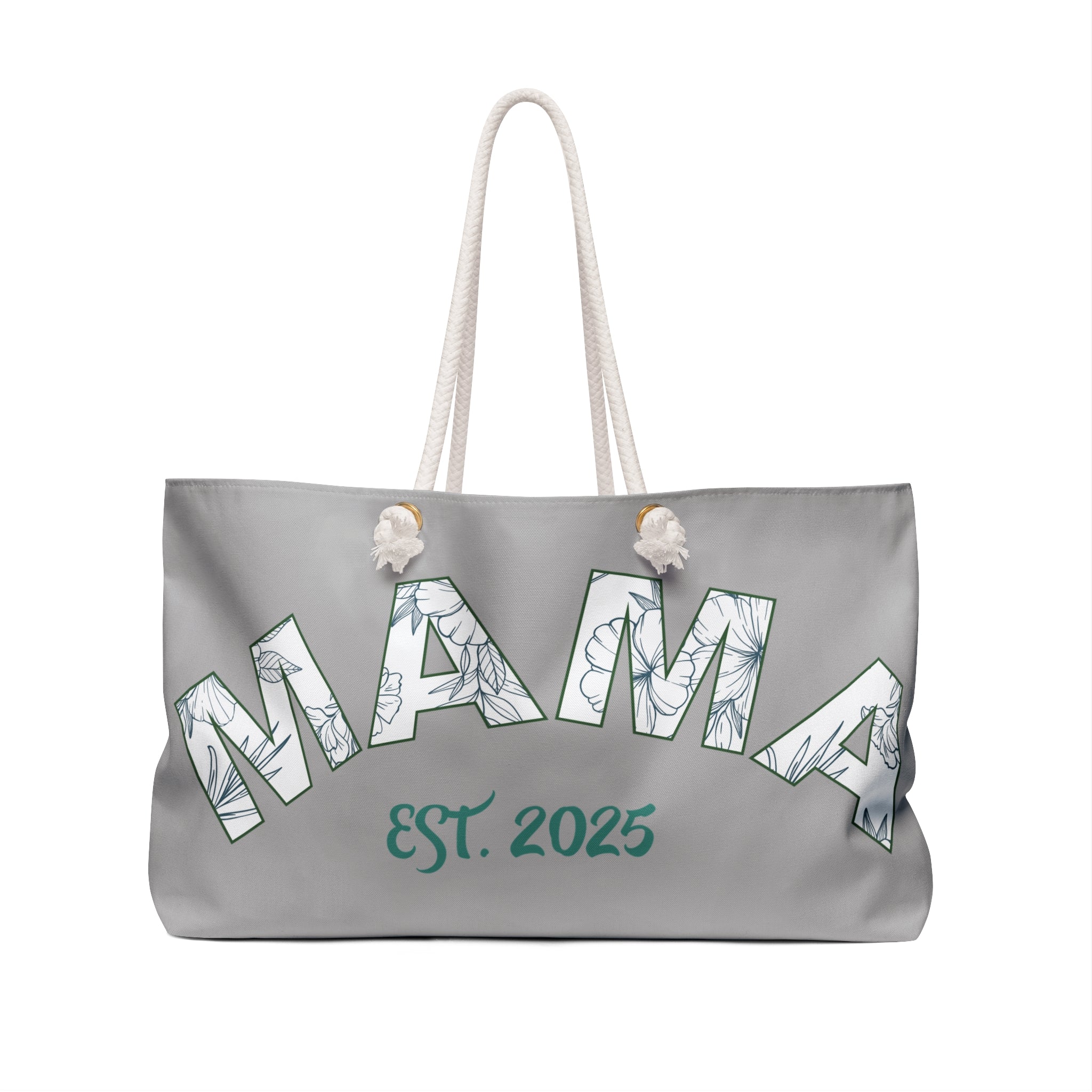 Weekender Bag: Mama with Green Logo