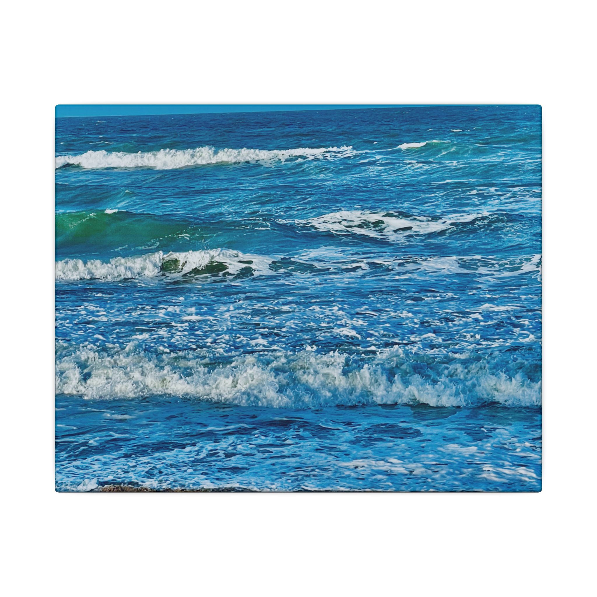 Canvas Print: Ocean Waves - Ormond-By-The Sea
