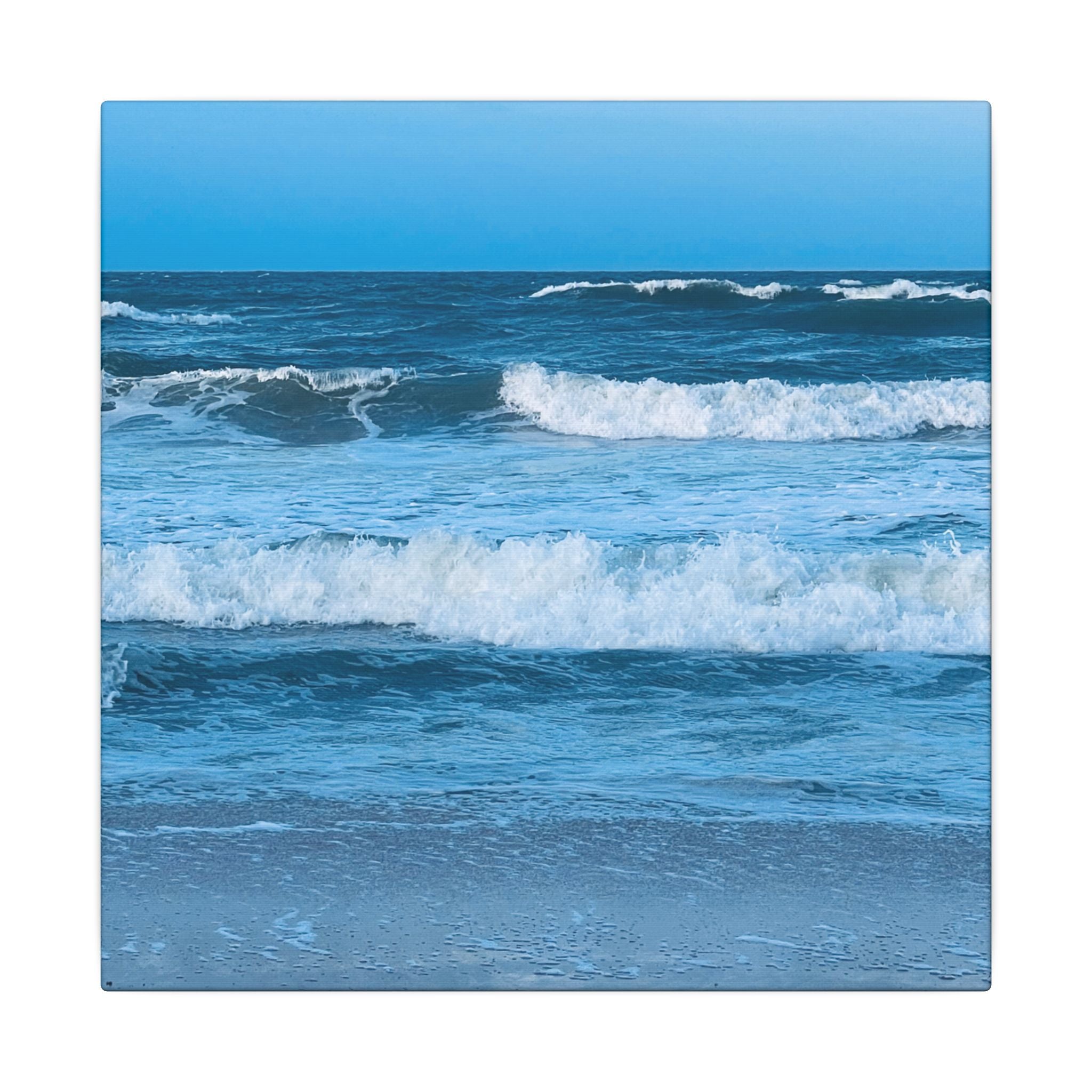 Canvas Print: Beachy Waves - Ormond-By-The-Sea