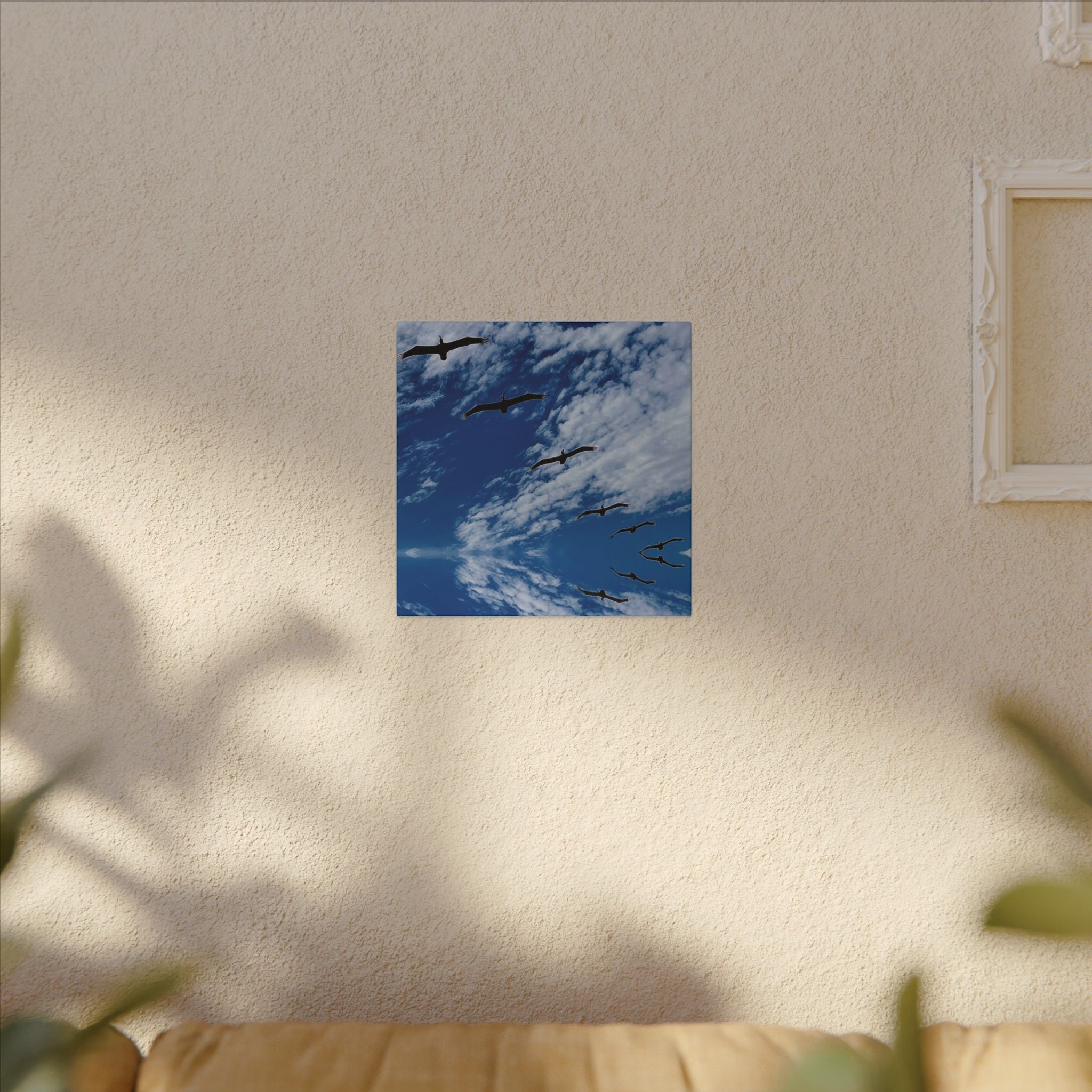 Canvas Print: Birds Flying Over Ormond Beach