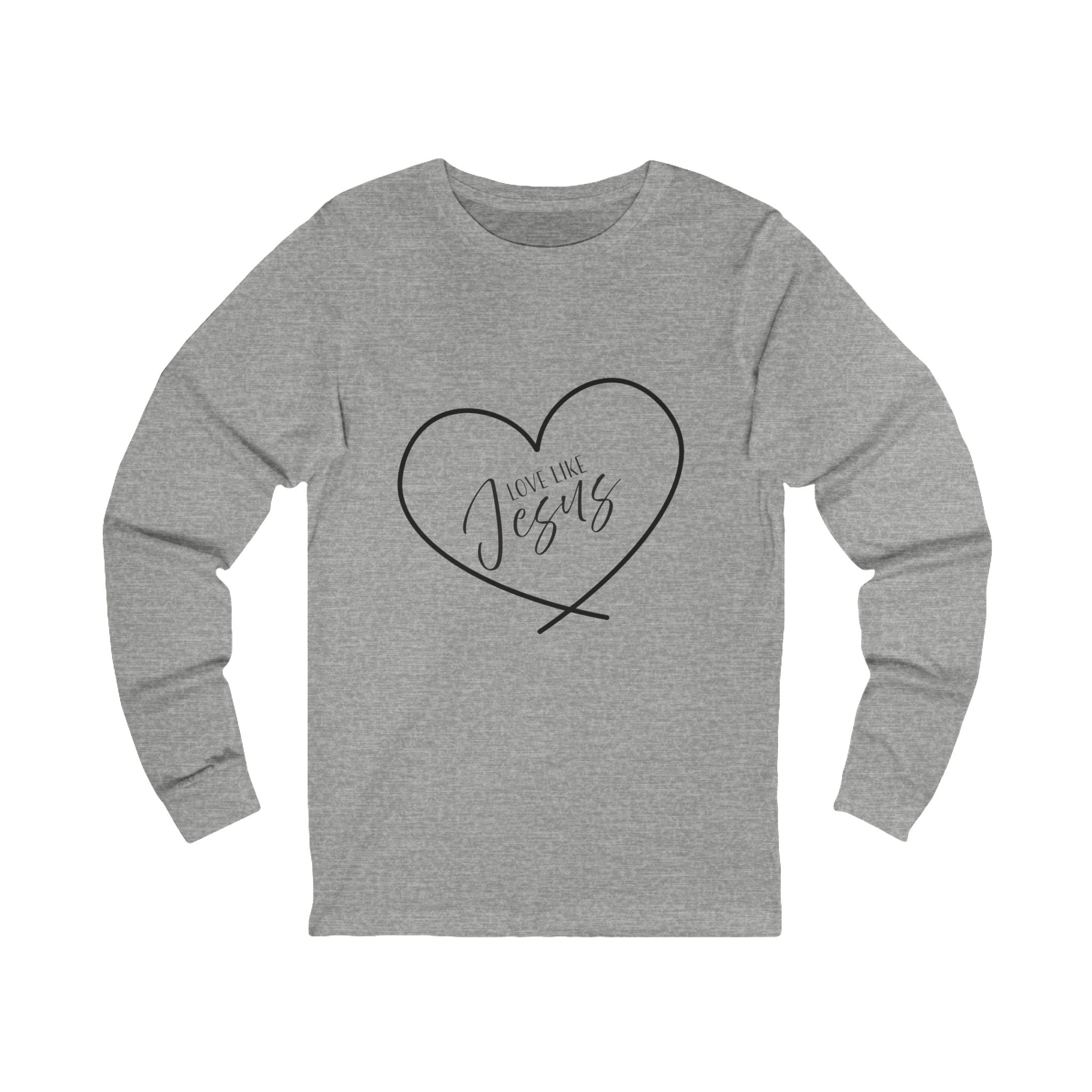 Long Sleeve Teeshirt: Inspirational - Love Like Jesus