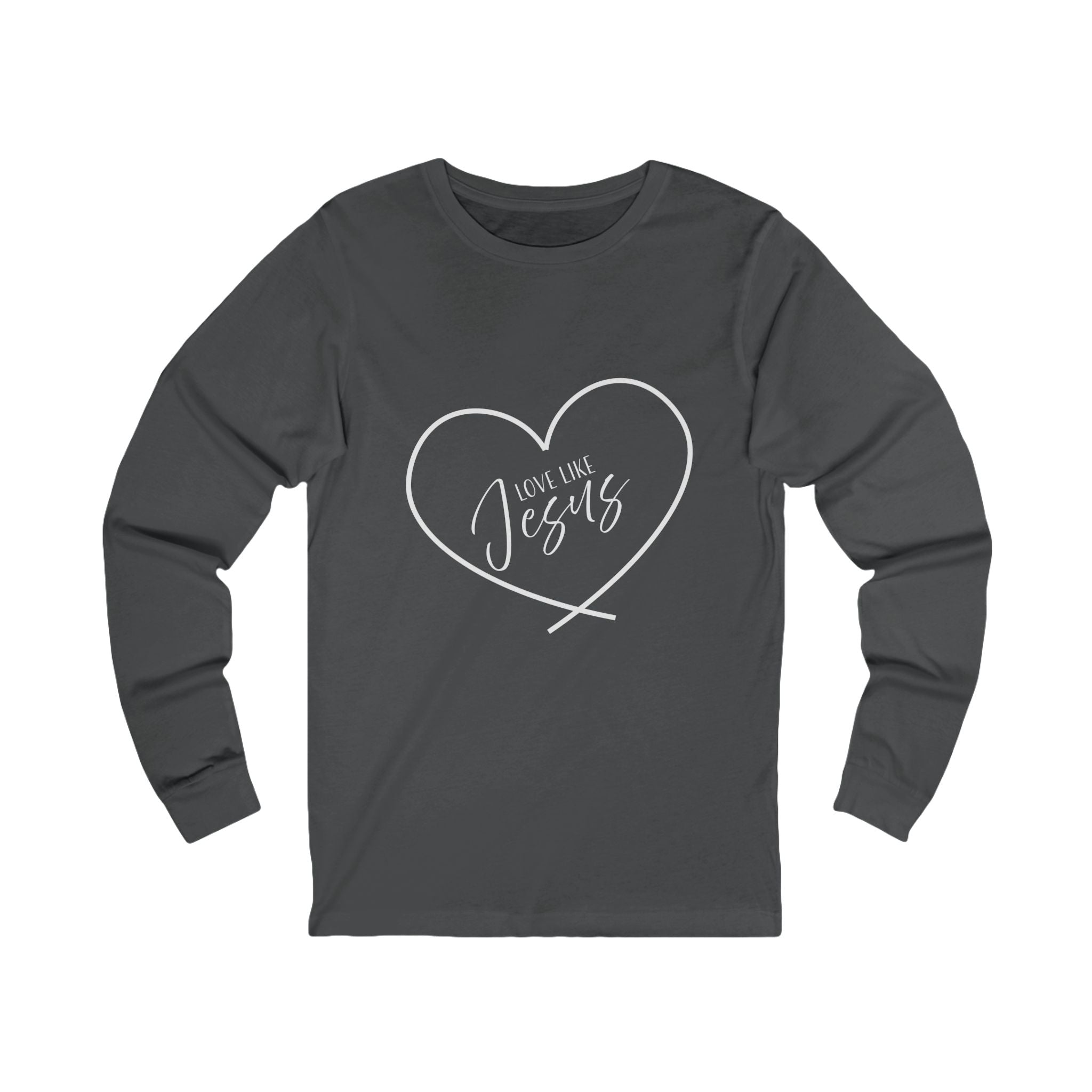 Long Sleeve Teeshirt: Inspirational - Love Like Jesus