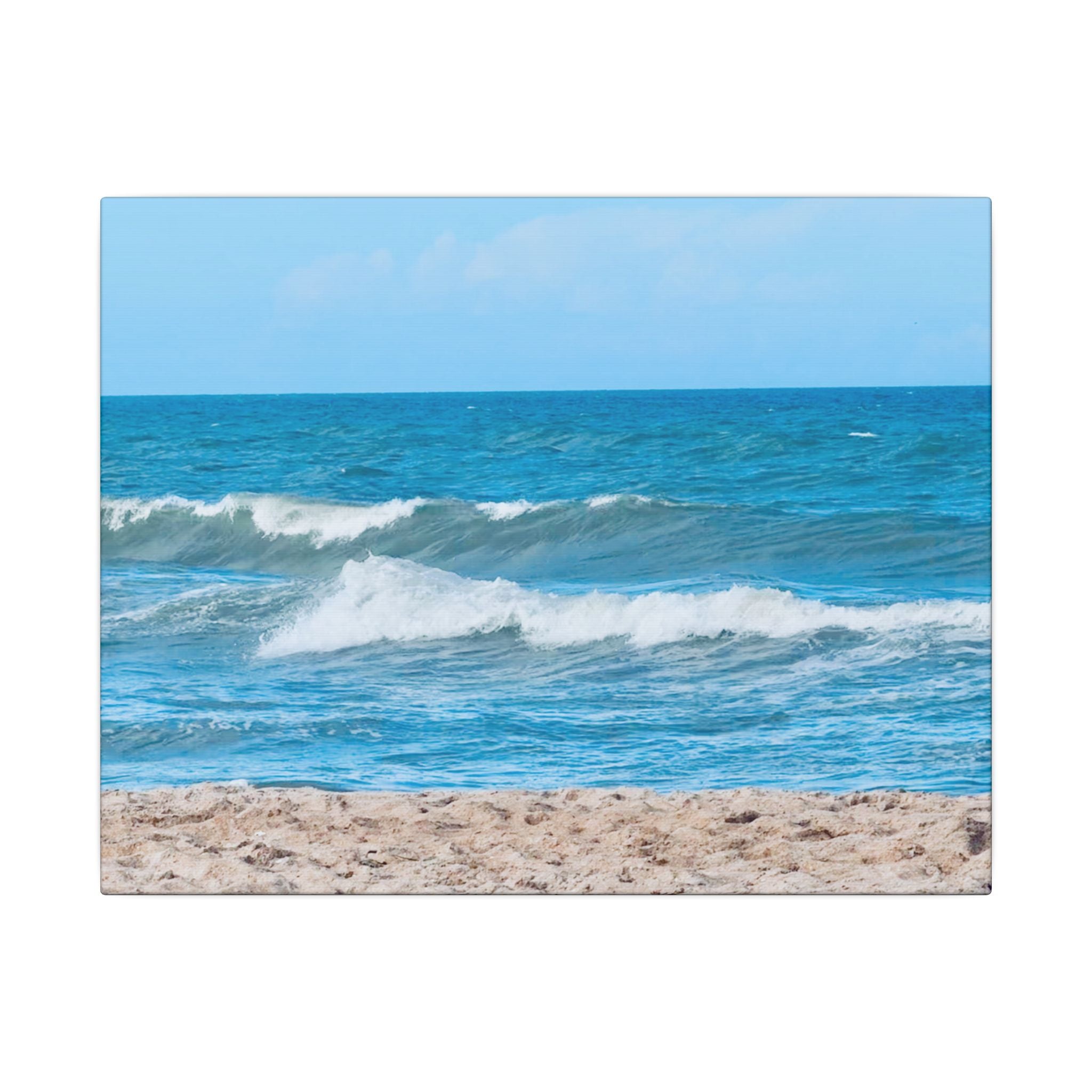 Canvas Print: Ormond Beach - Waves