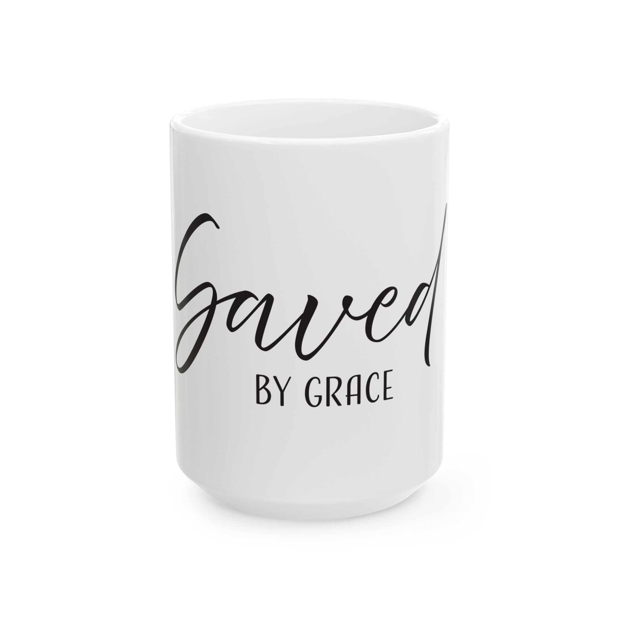 Ceramic Mug: Inspirational - Saved by Grace