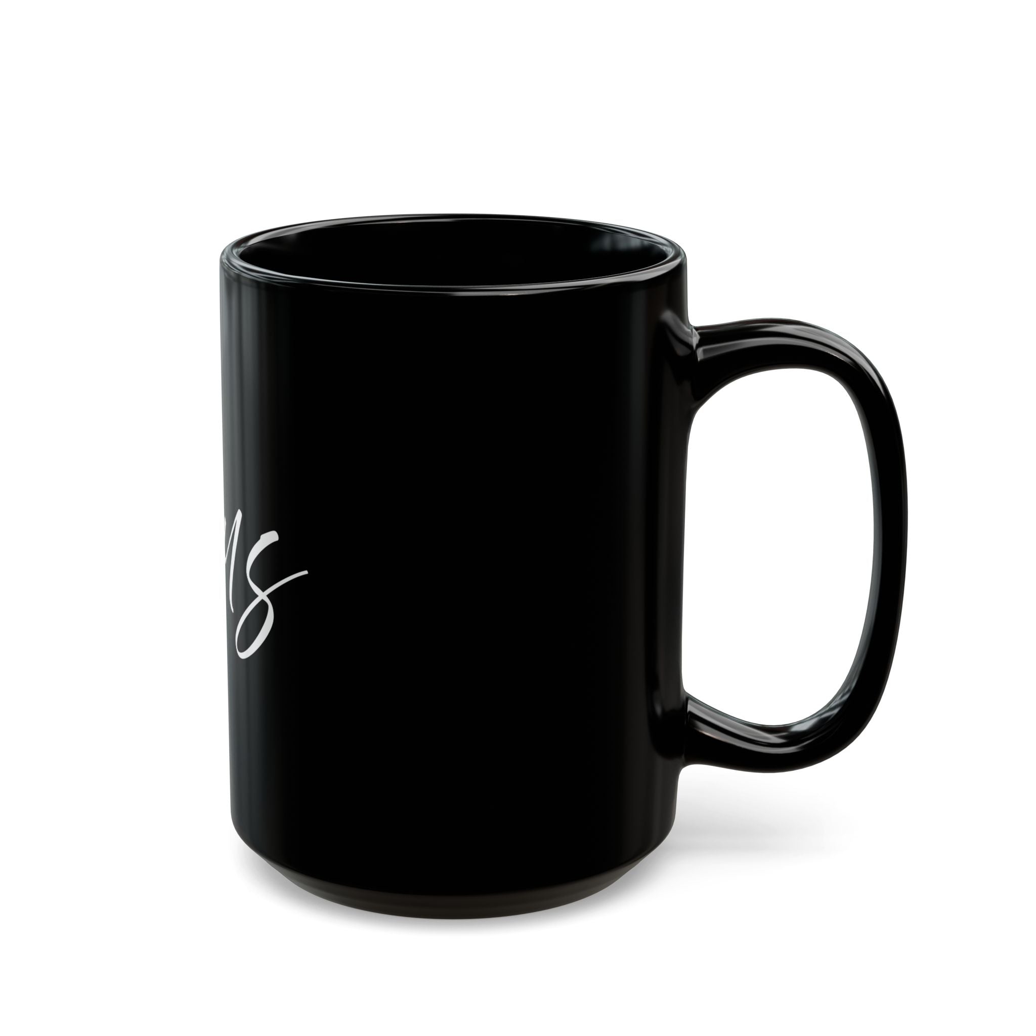Ceramic Mug: Inspirational - Jesus (11oz & 15oz) - Black