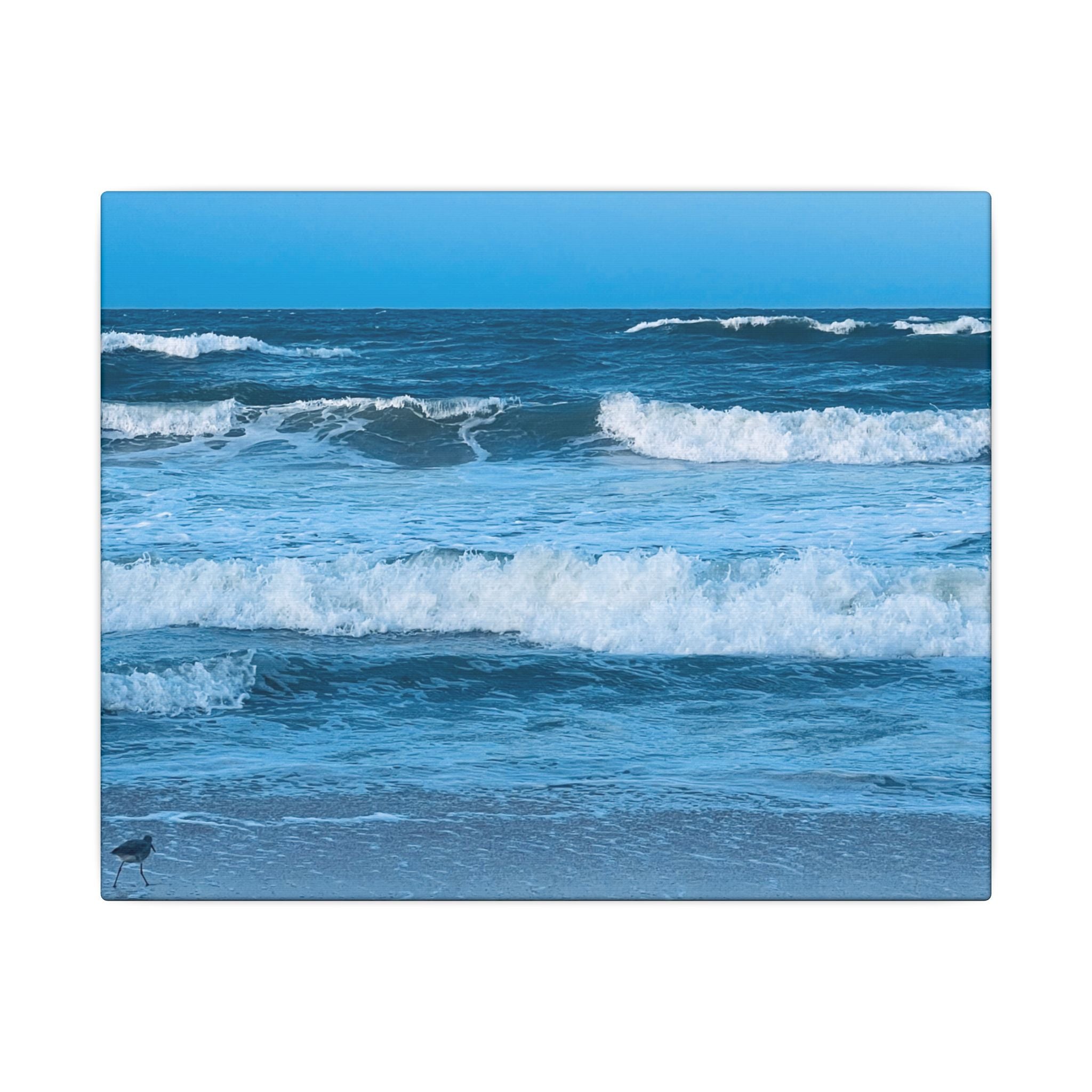 Canvas Print: Rolling Waves - Ormond-By-The-Sea