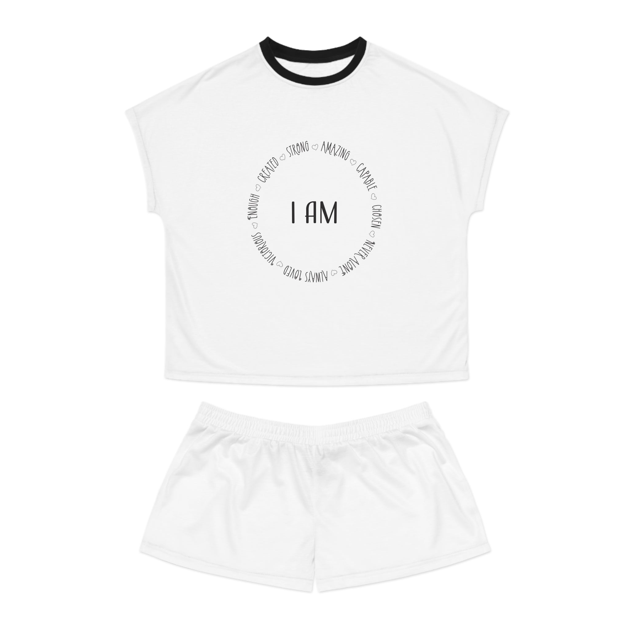 Short Pajama Set: I am