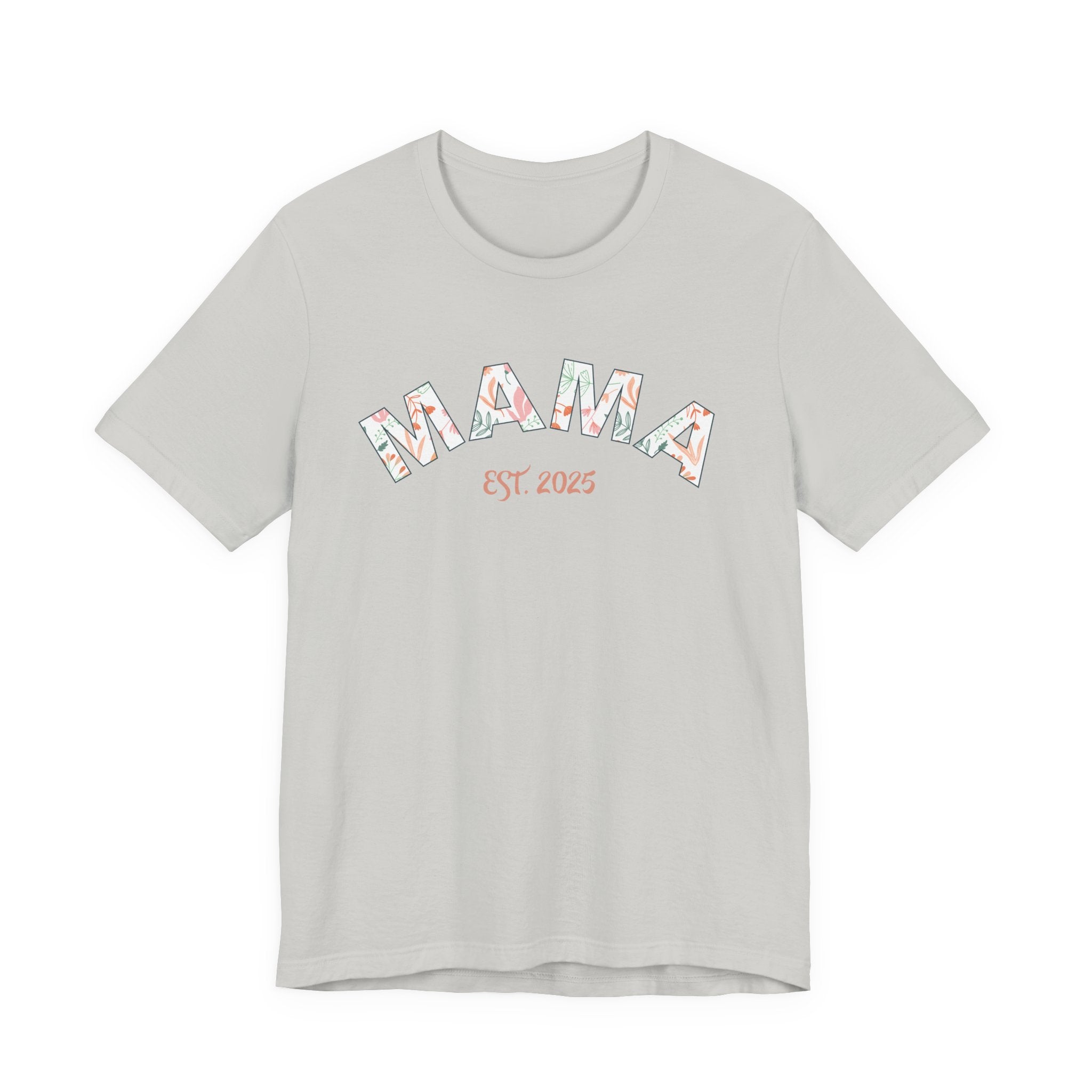 Teeshirt: Mama EST. 2025 - Pink Logo