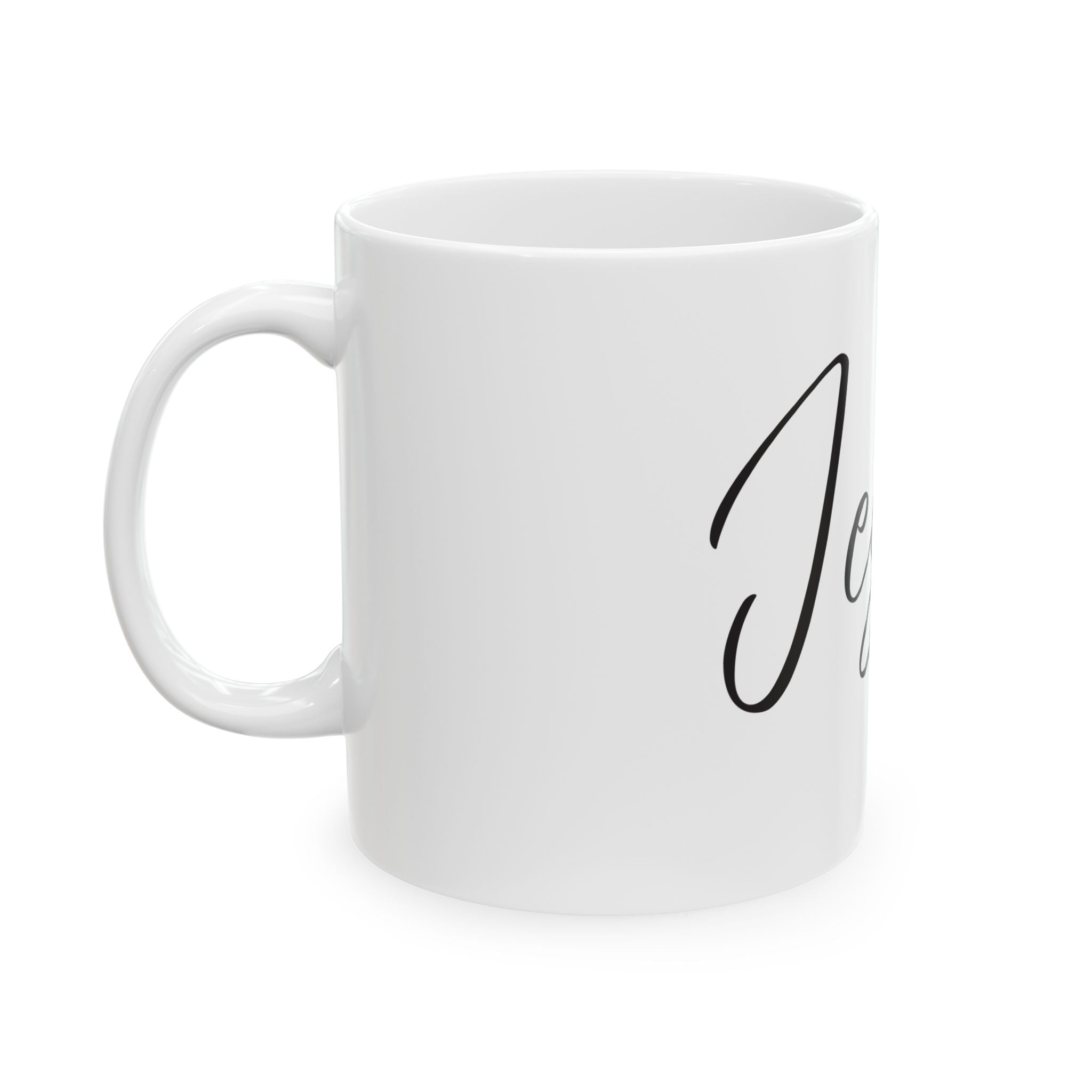 Ceramic Mug: Inspirational - Jesus (11oz & 15oz) - White