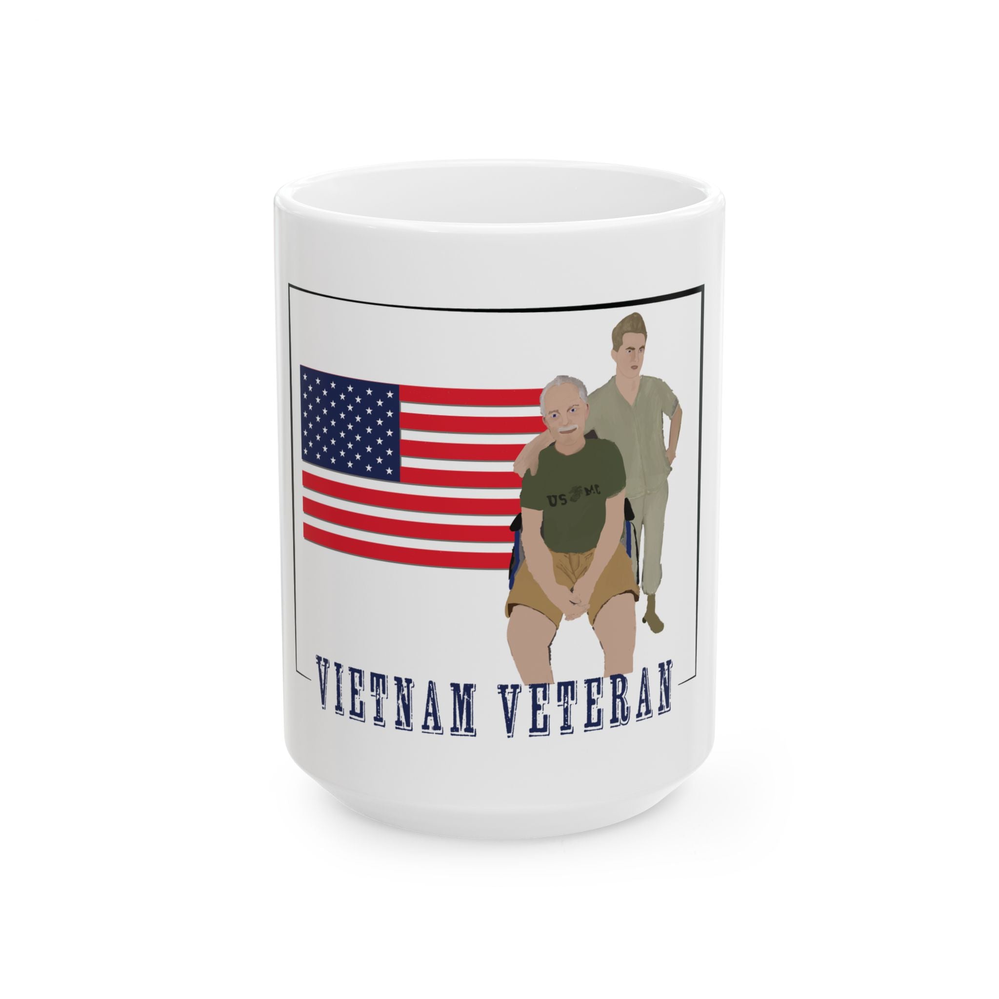 Ceramic Mug: Patriotic- Vietnam Veteran