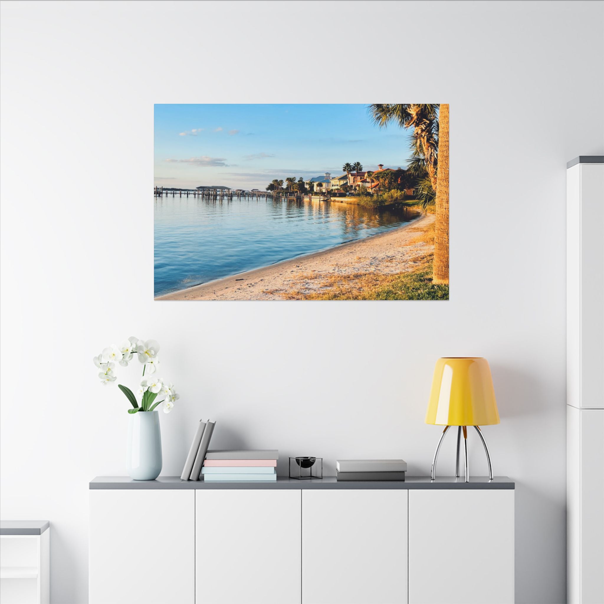 Canvas Print: Halifax River View from Fortunato Park