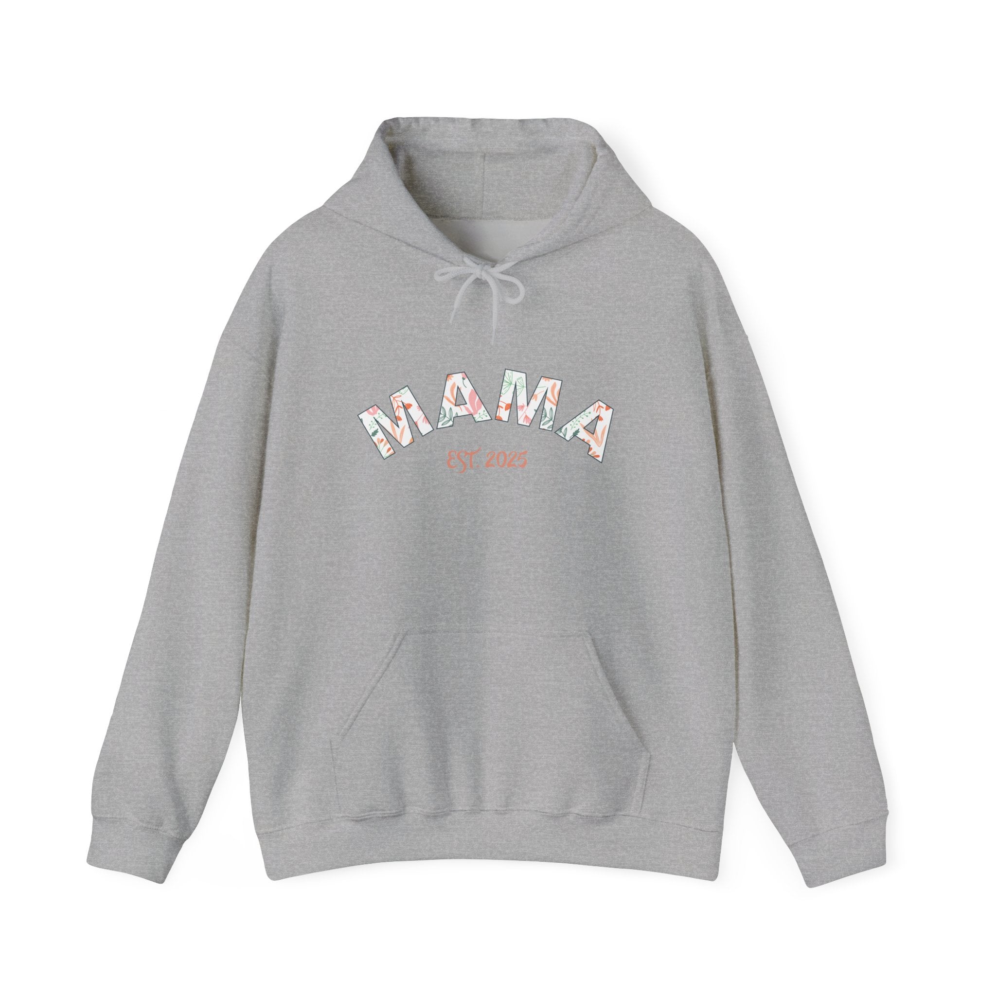 Sweatshirt: Mama EST. 2025 - Pink Logo