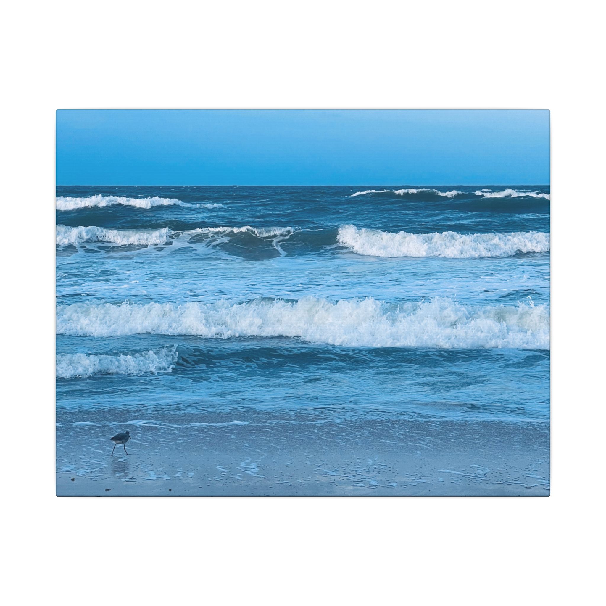 Canvas Print: Beachy Waves - Ormond-By-The-Sea