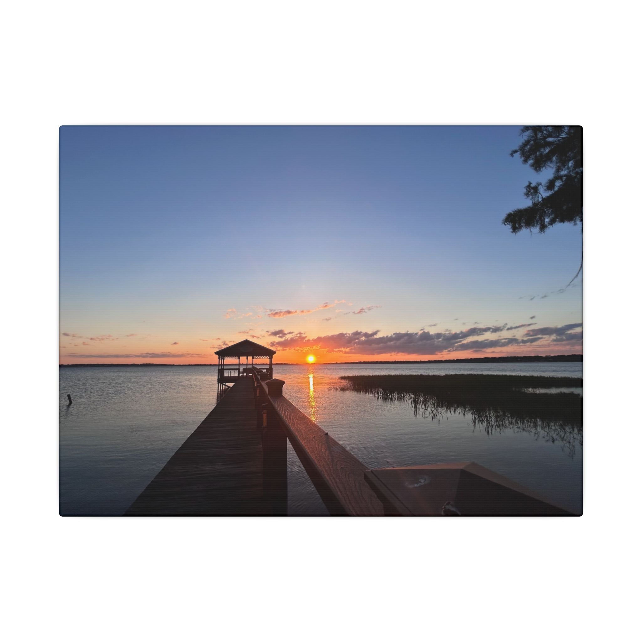 Canvas Print: Sunset on Lake Minnehaha