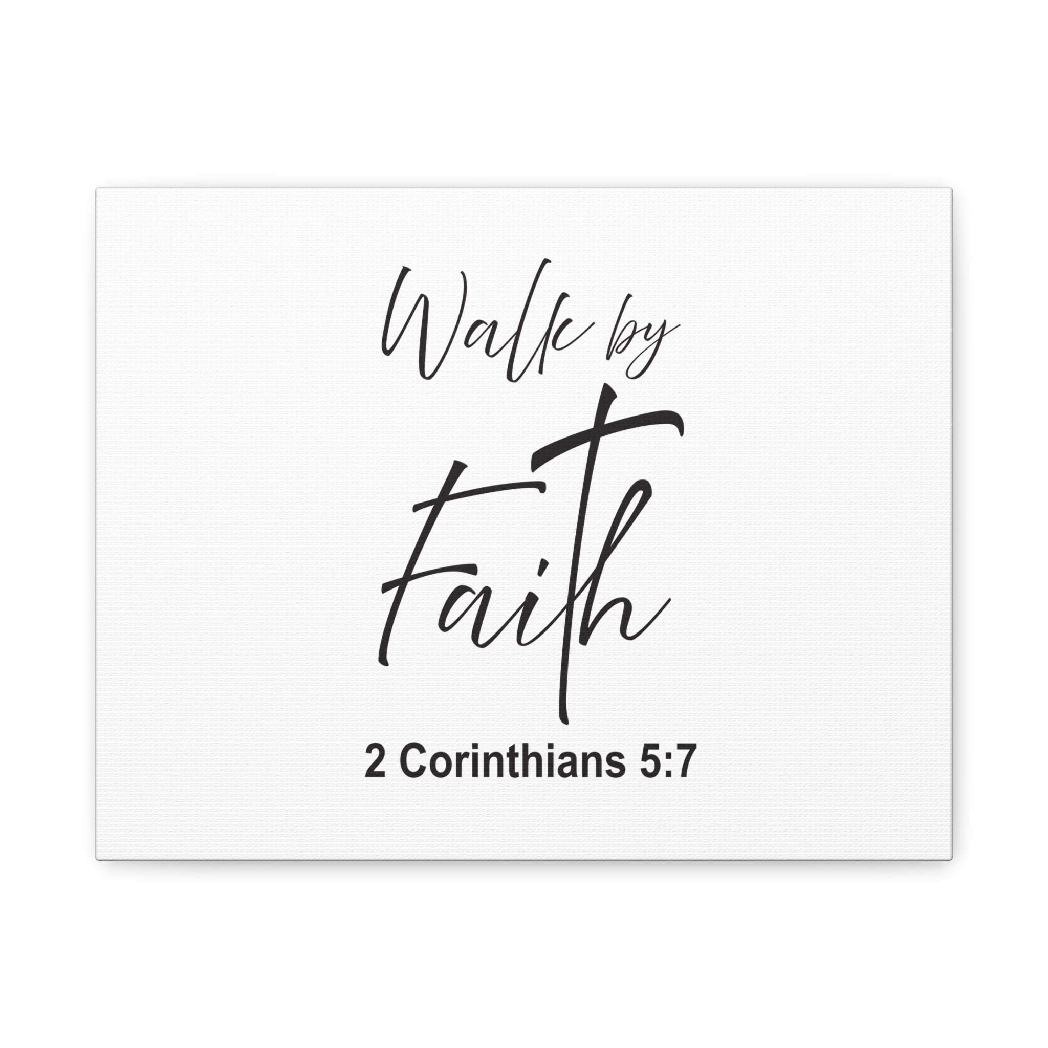 Wall Art - Inspirational: Walk by faith