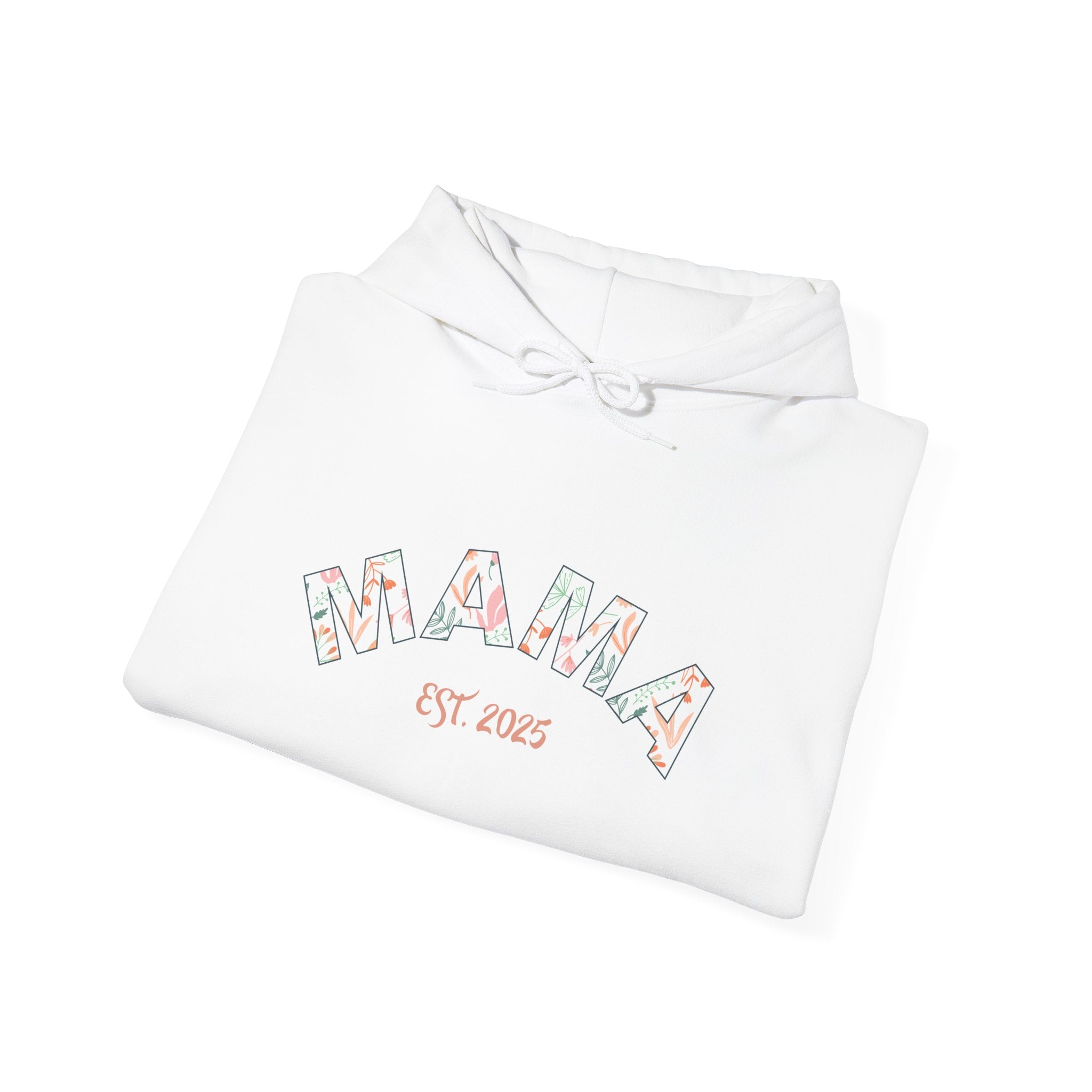 Sweatshirt: Mama EST. 2025 - Pink Logo