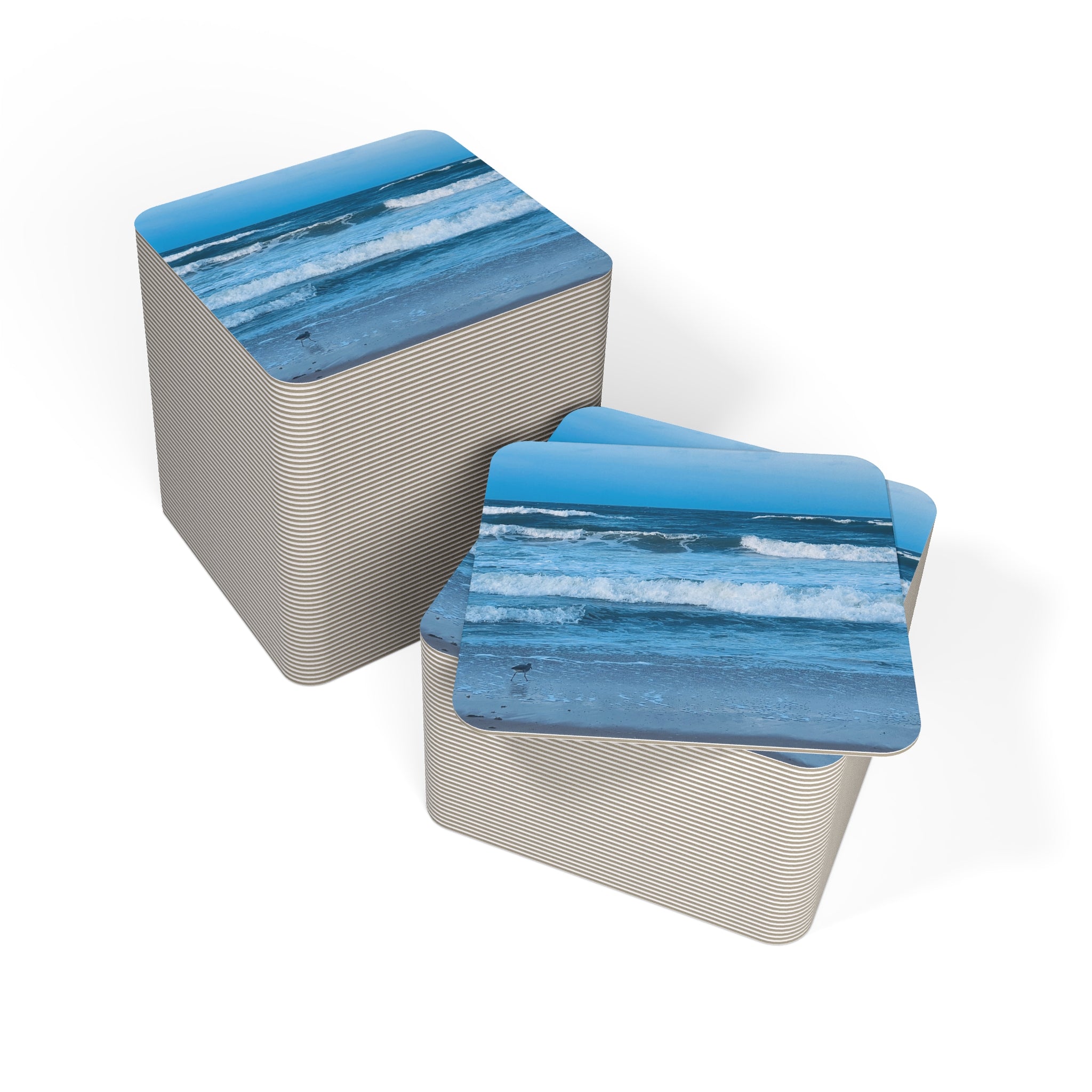 Coasters: Beach Waves -  (50, 100 pcs)