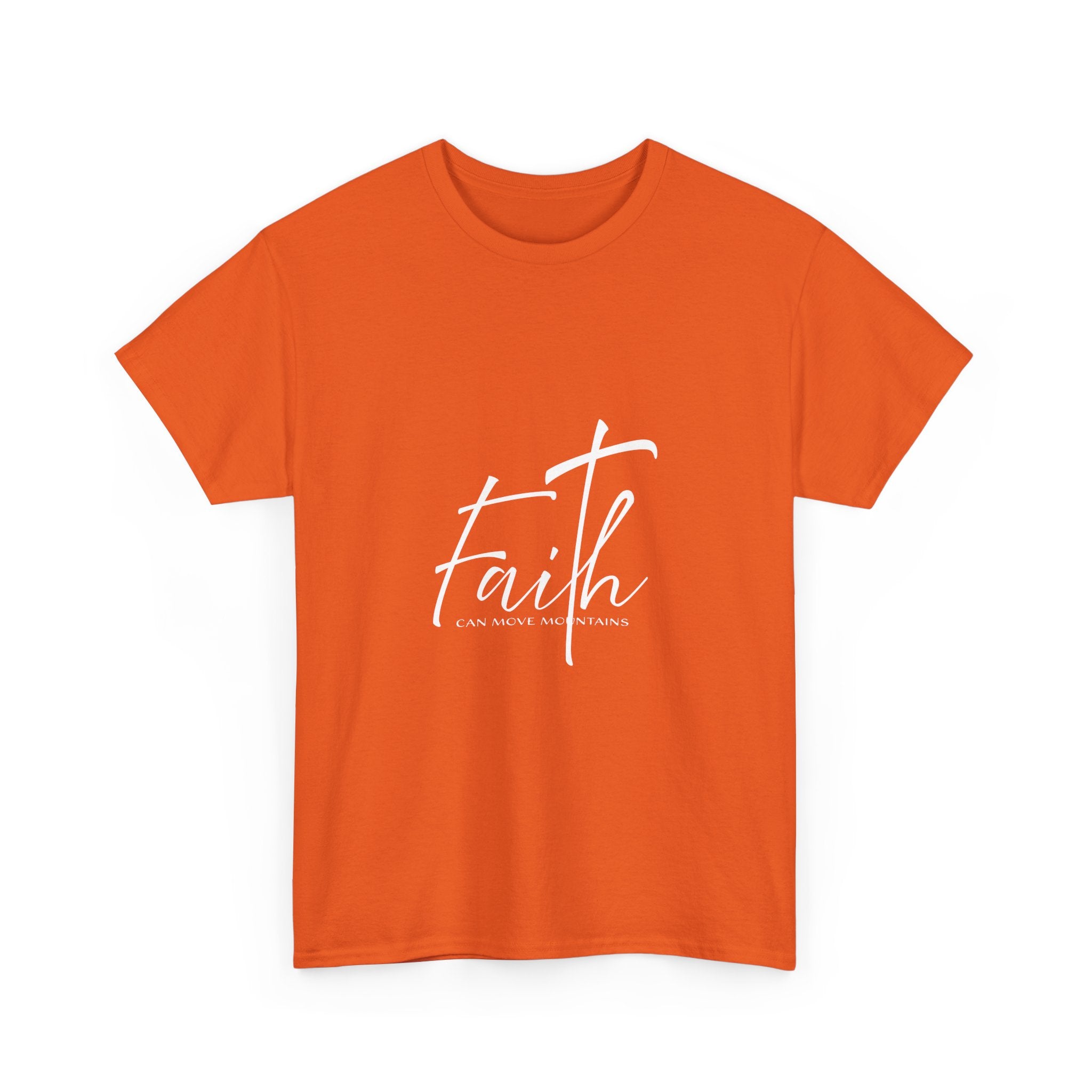 Teeshirt: Inspirational - Faith can move mountains
