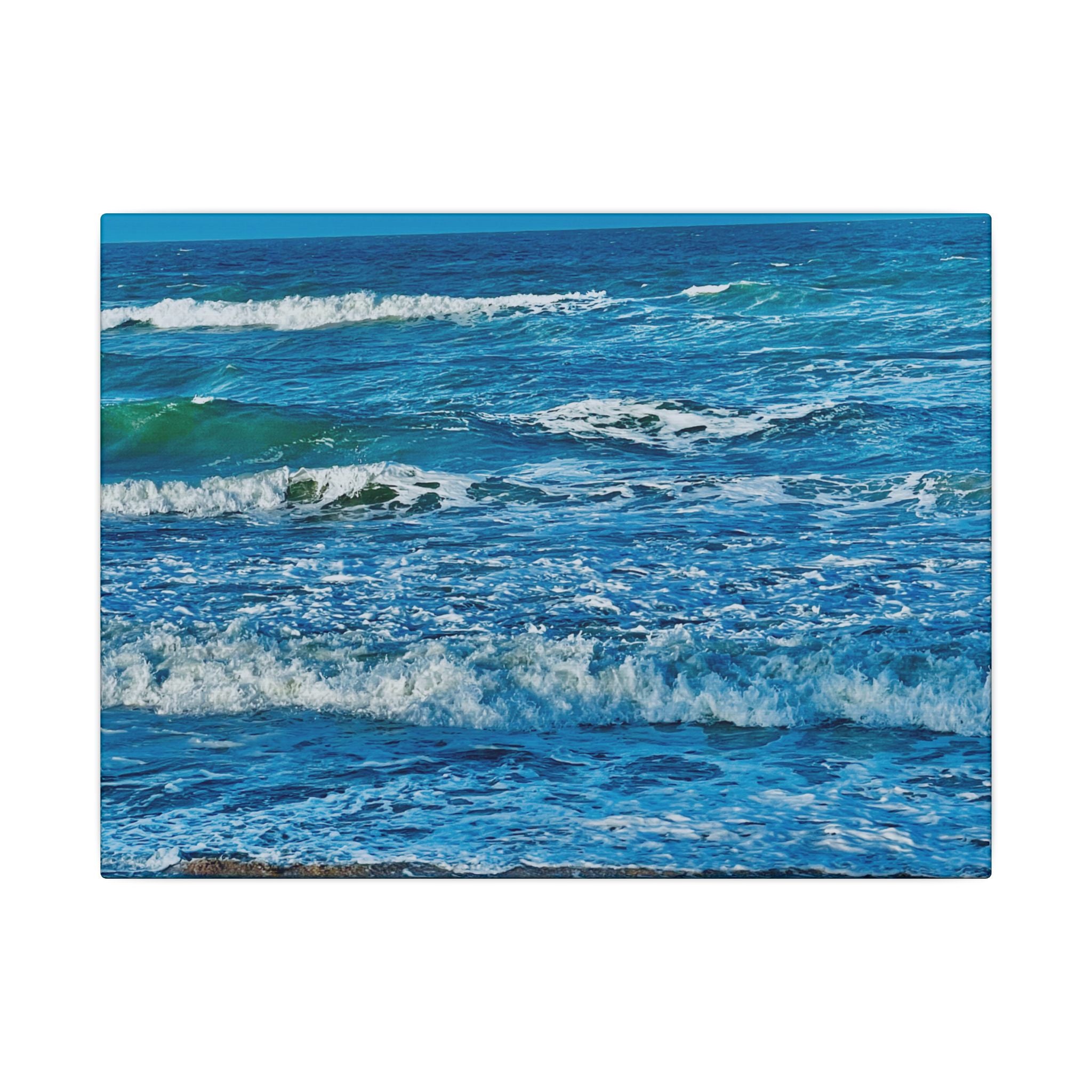 Canvas Print: Ocean Waves - Ormond-By-The Sea