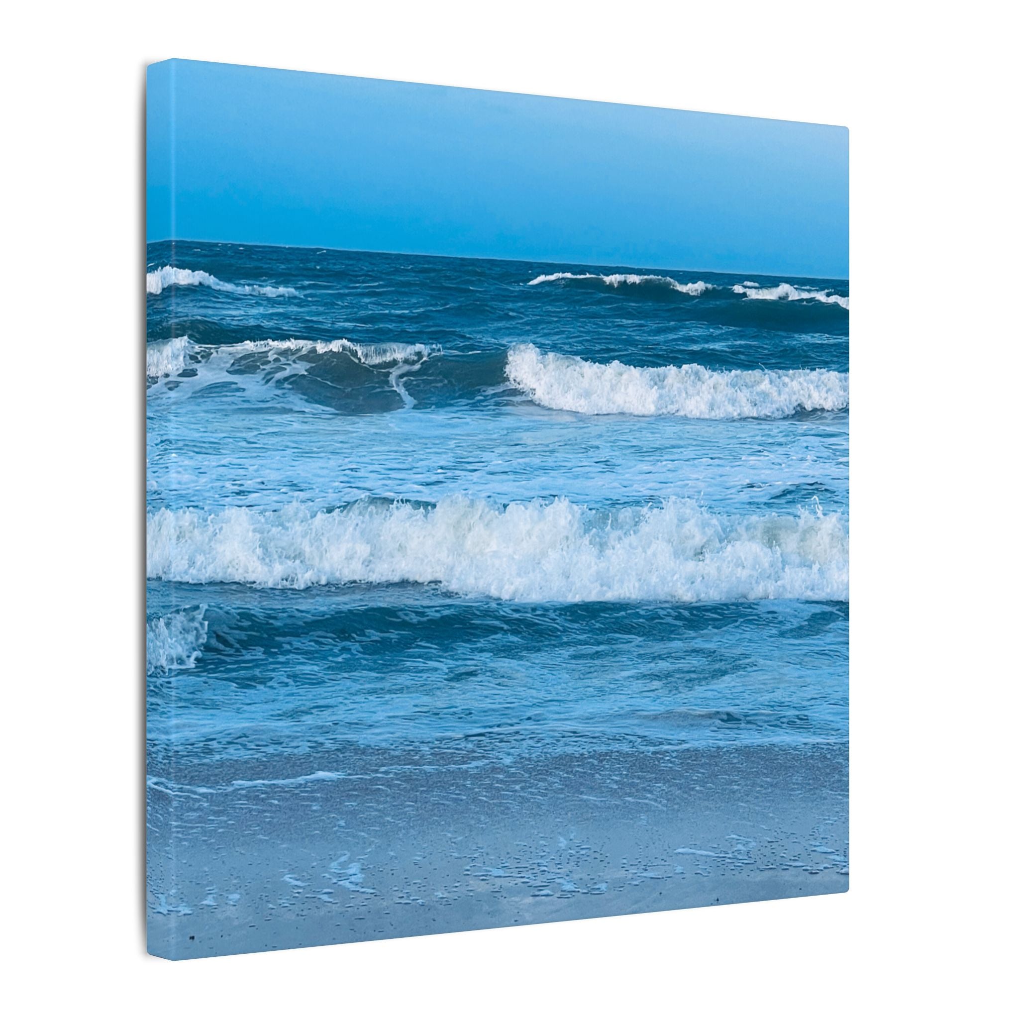 Canvas Print: Beachy Waves - Ormond-By-The-Sea