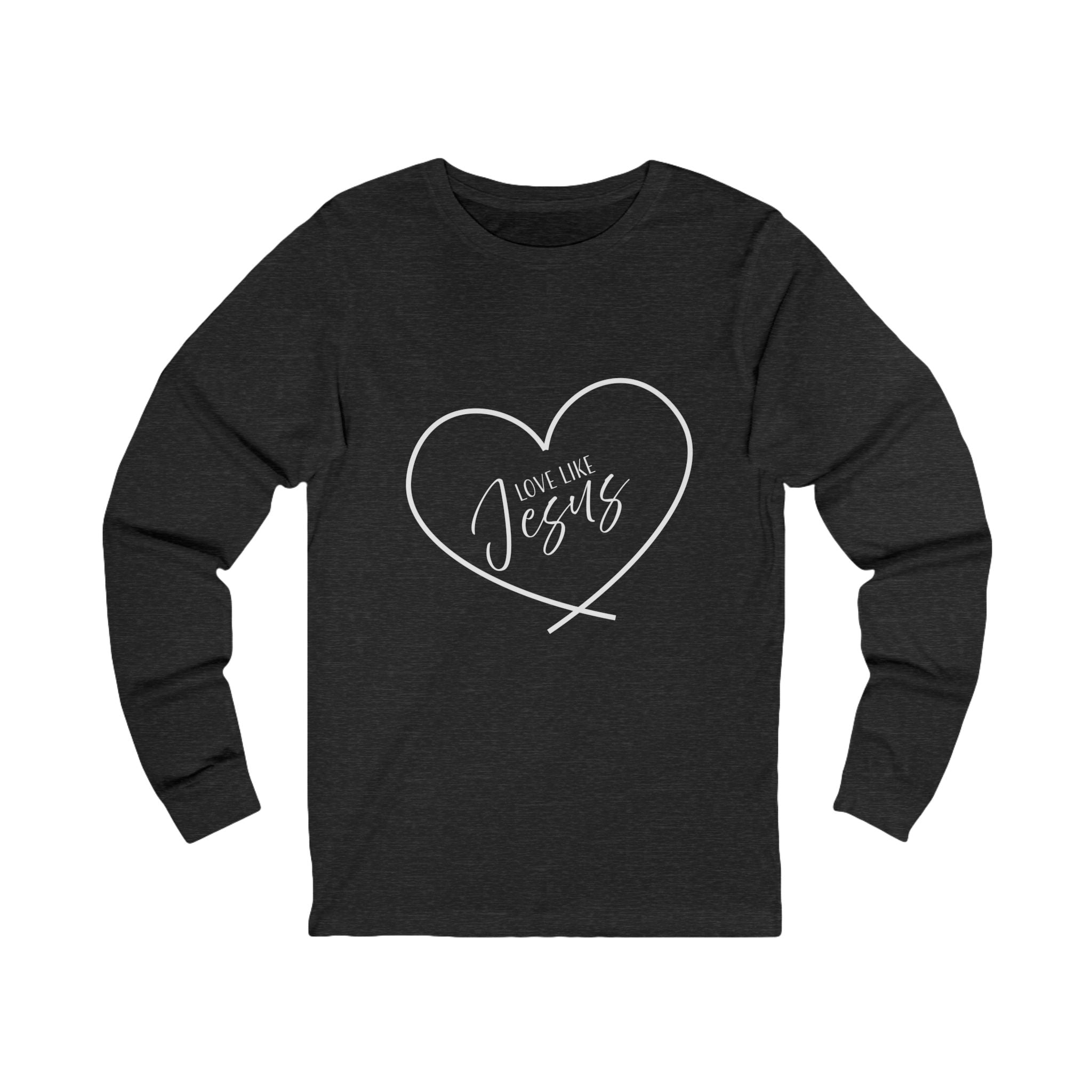 Long Sleeve Teeshirt: Inspirational - Love Like Jesus