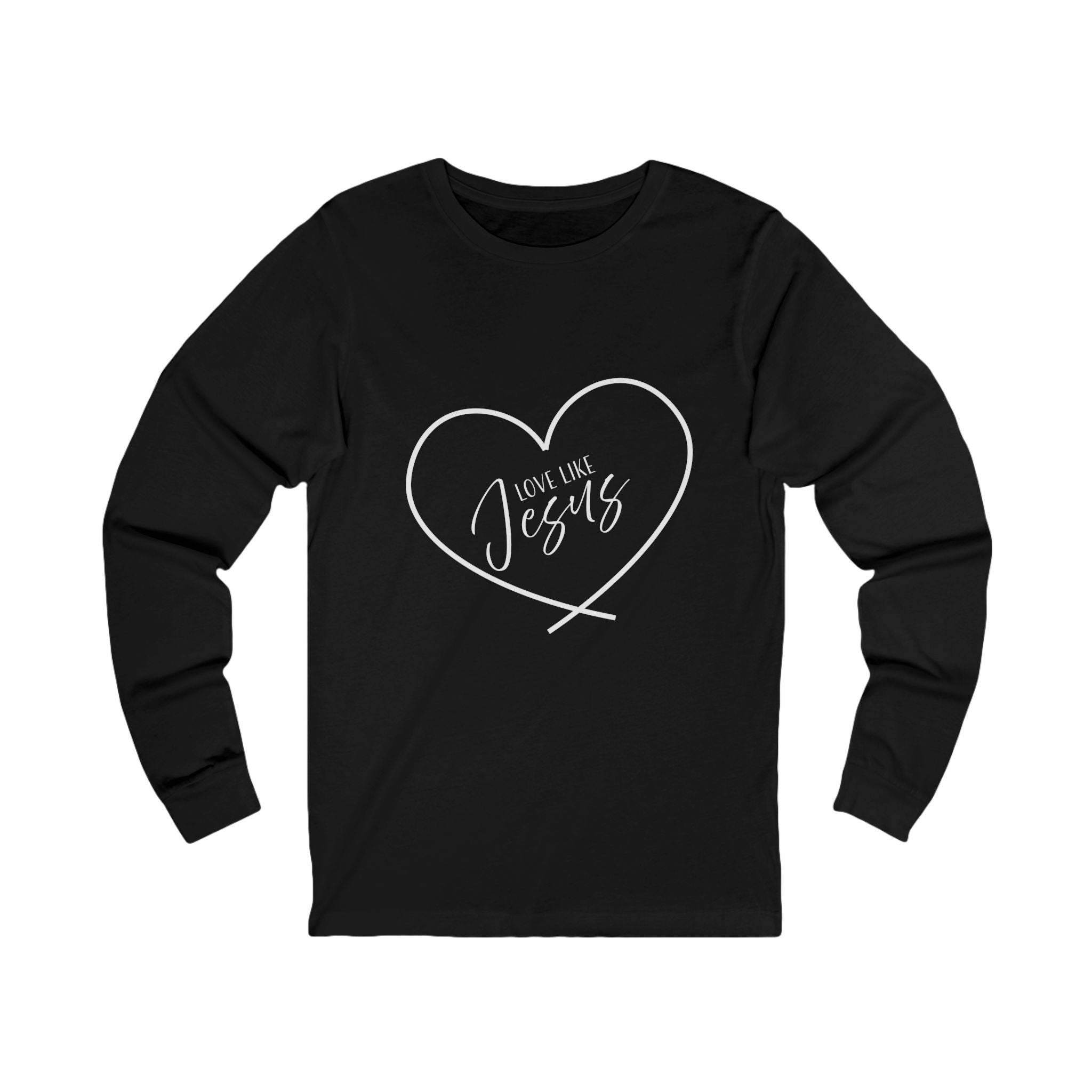 Long Sleeve Teeshirt: Inspirational - Love Like Jesus