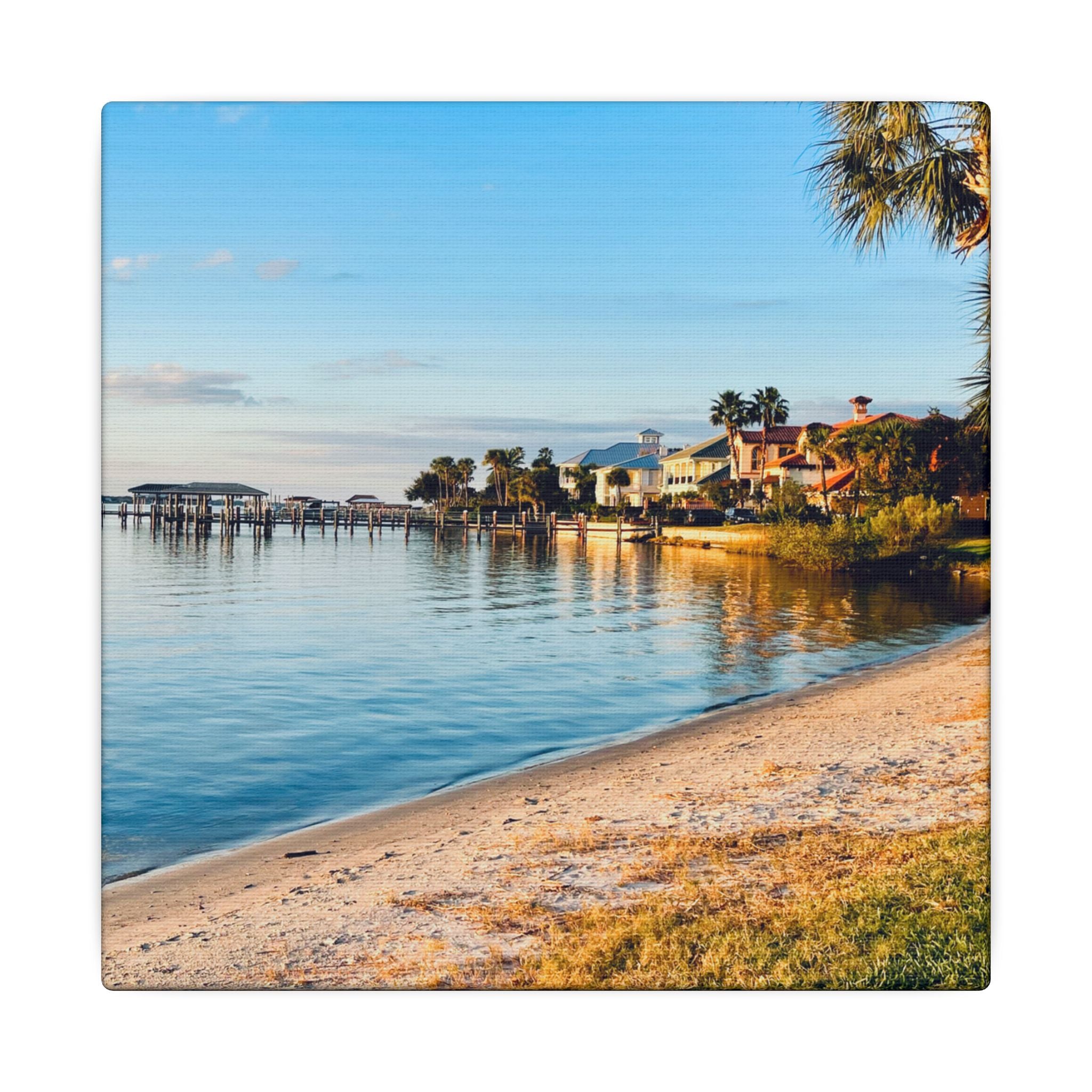 Canvas Print: Halifax River View from Fortunato Park