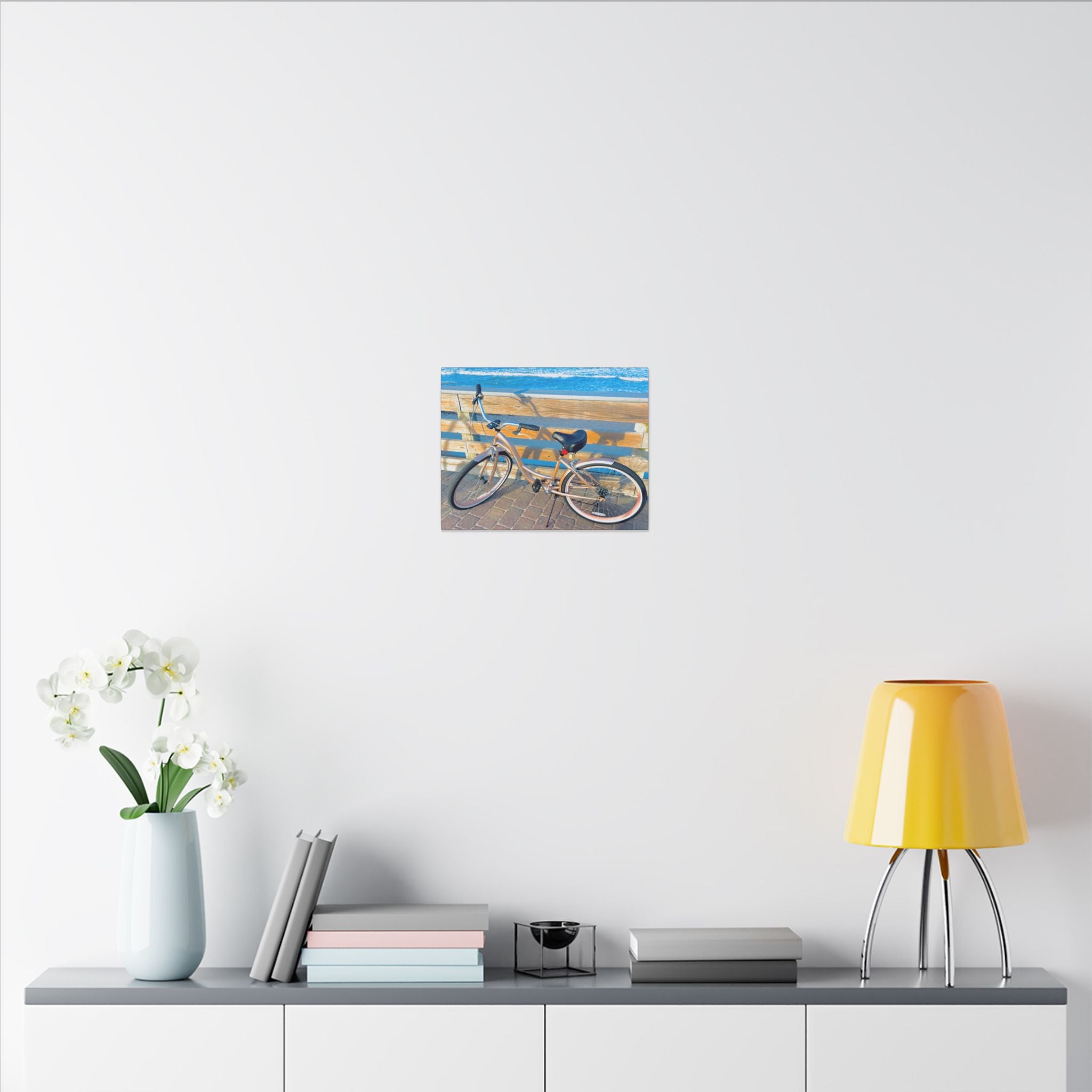 Canvas Print: Beach Bicycle - Ormond-By-The-Sea
