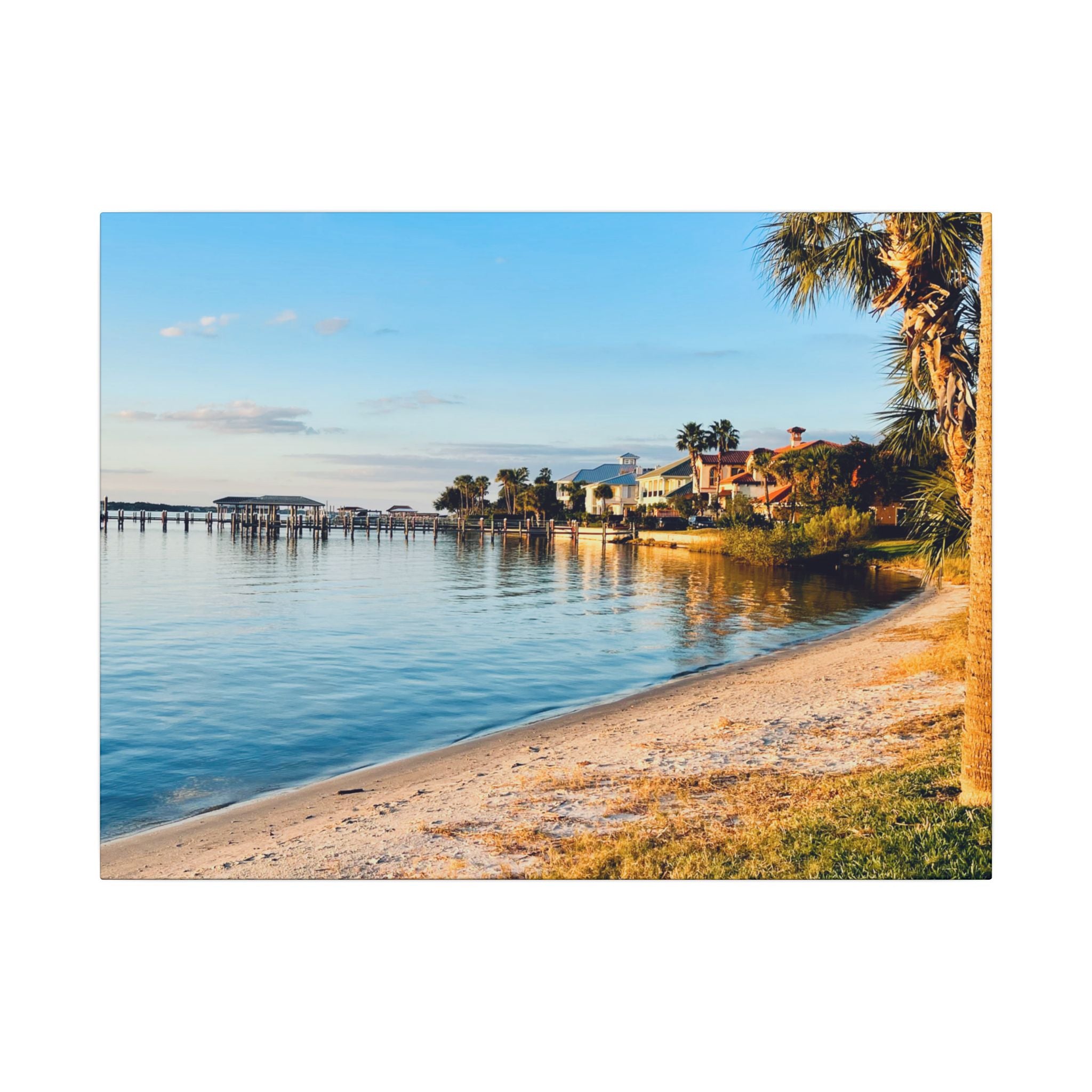 Canvas Print: Halifax River View from Fortunato Park
