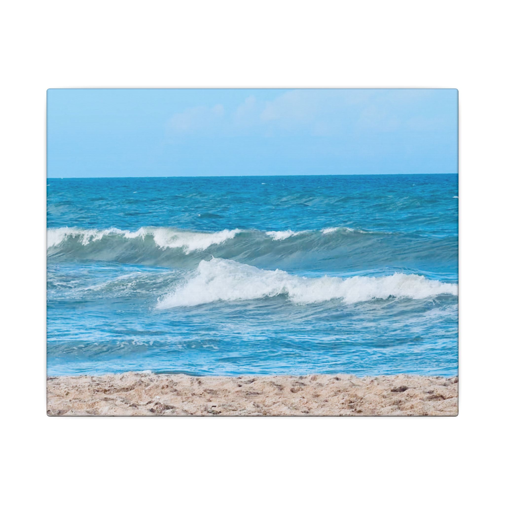 Canvas Print: Ormond Beach - Waves