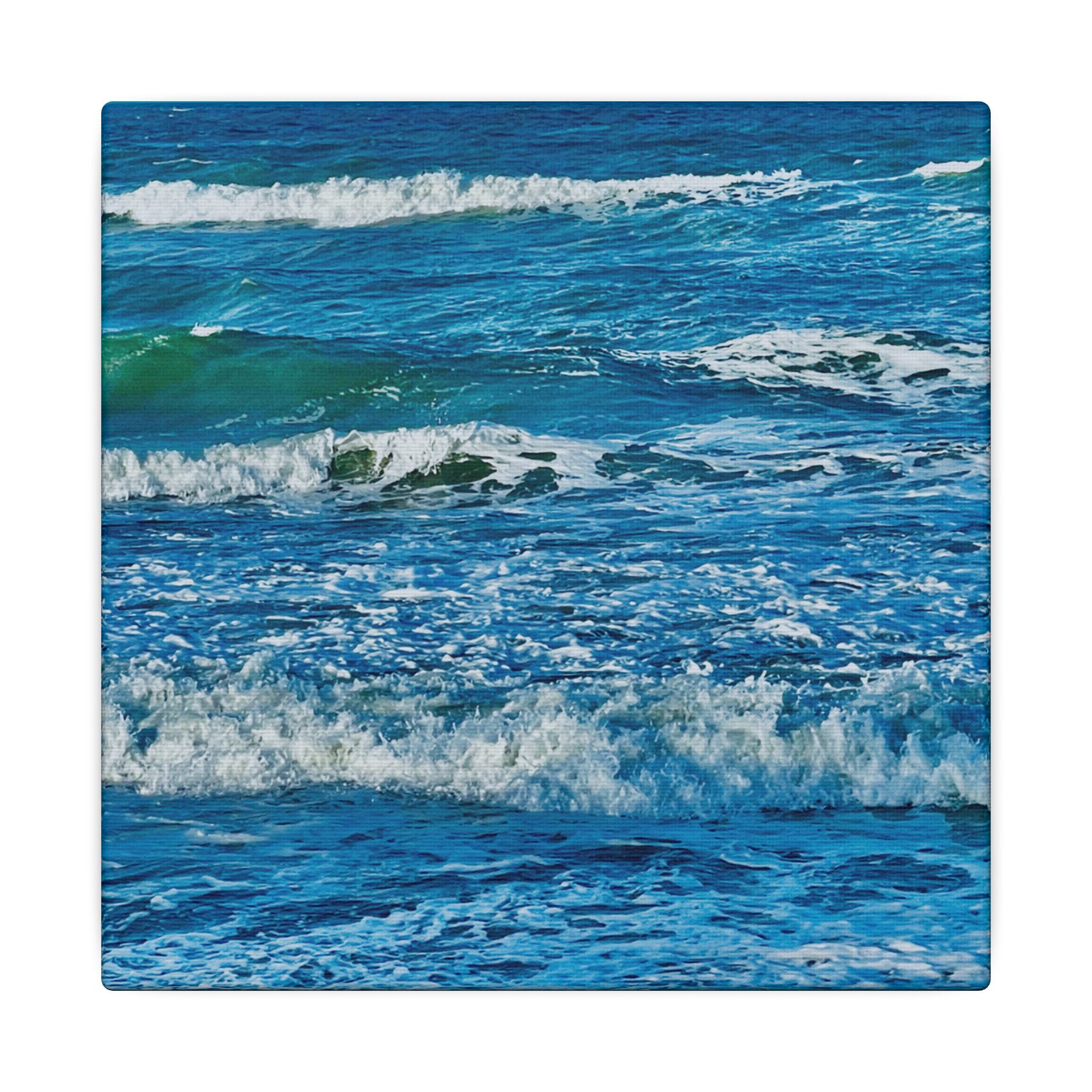 Canvas Print: Ocean Waves - Ormond-By-The Sea