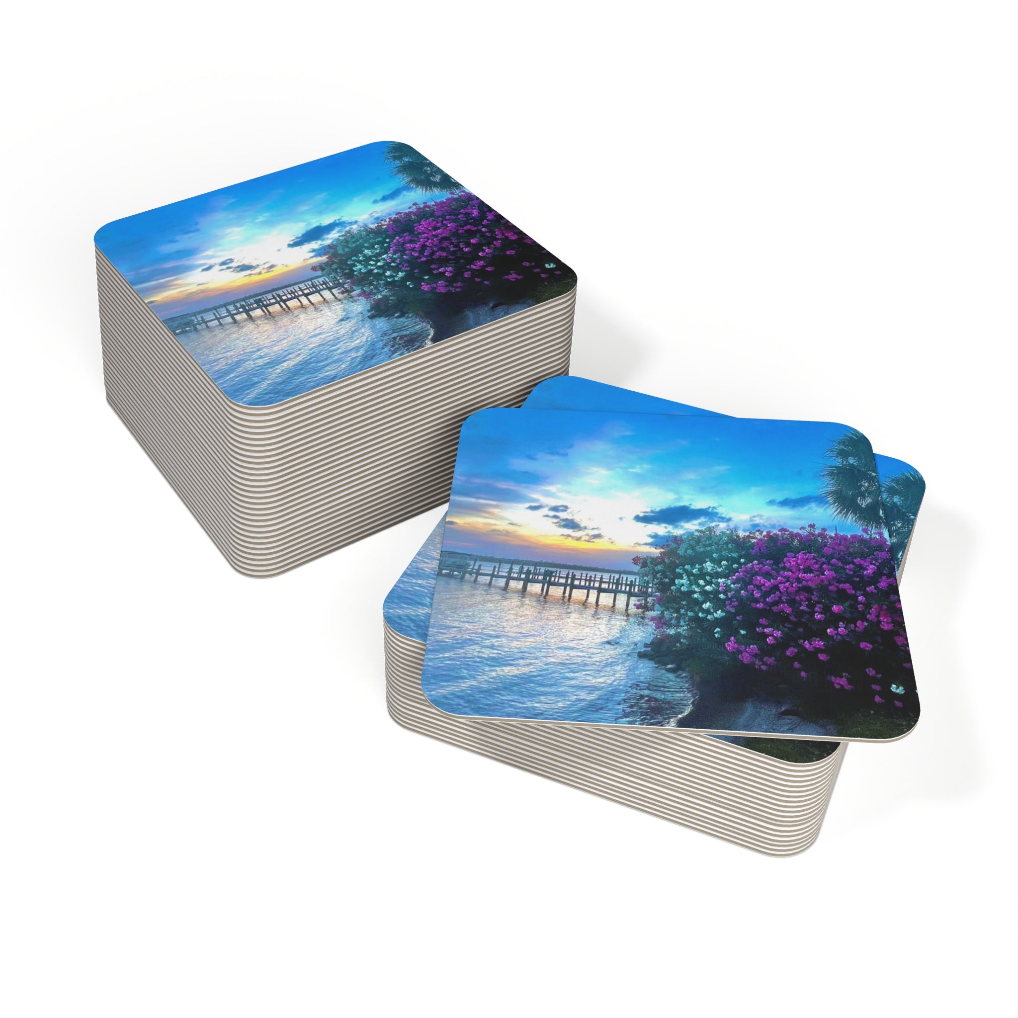 Coasters: Halifax River Sunset - (50, 100 pcs)