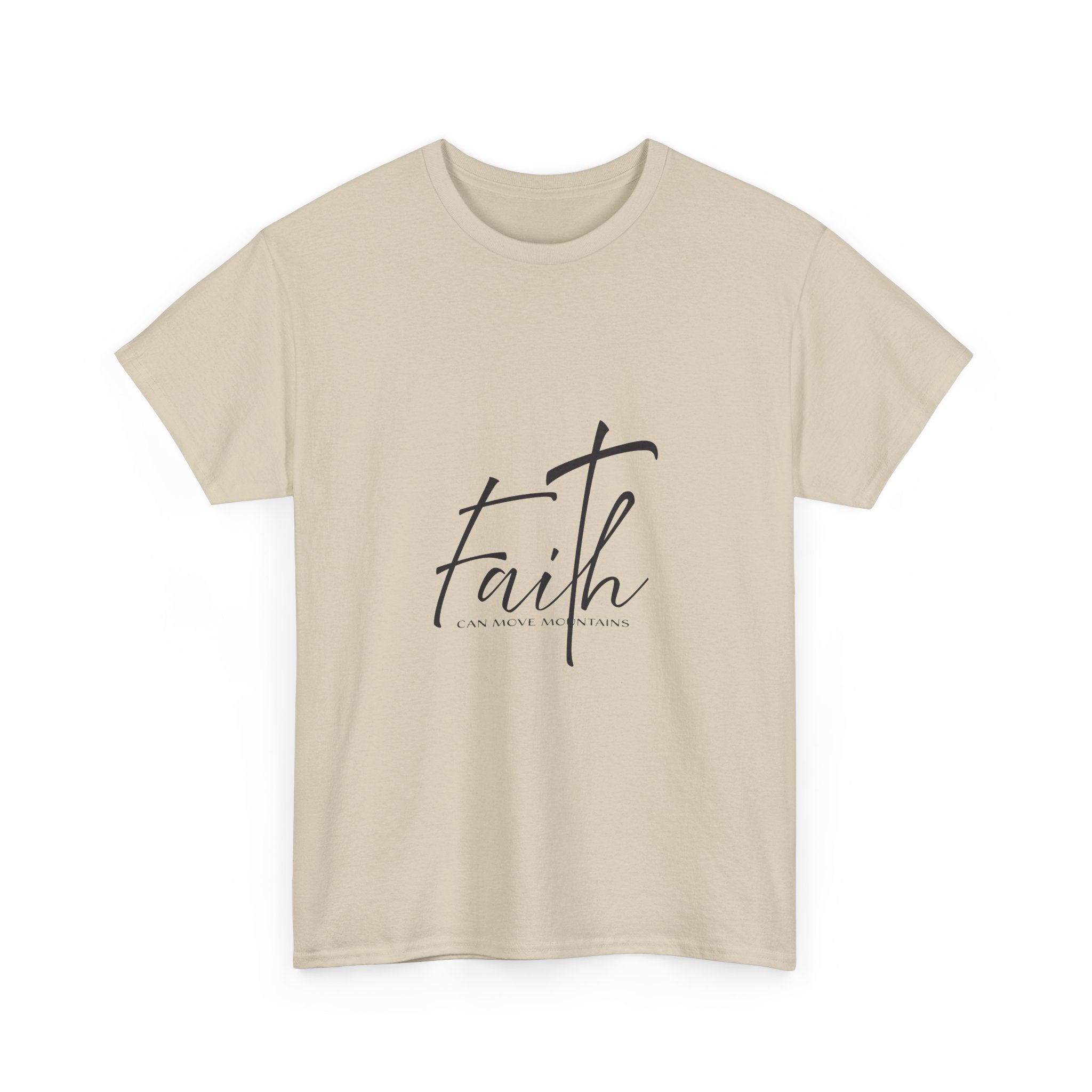 Teeshirt: Inspirational - Faith can move mountains