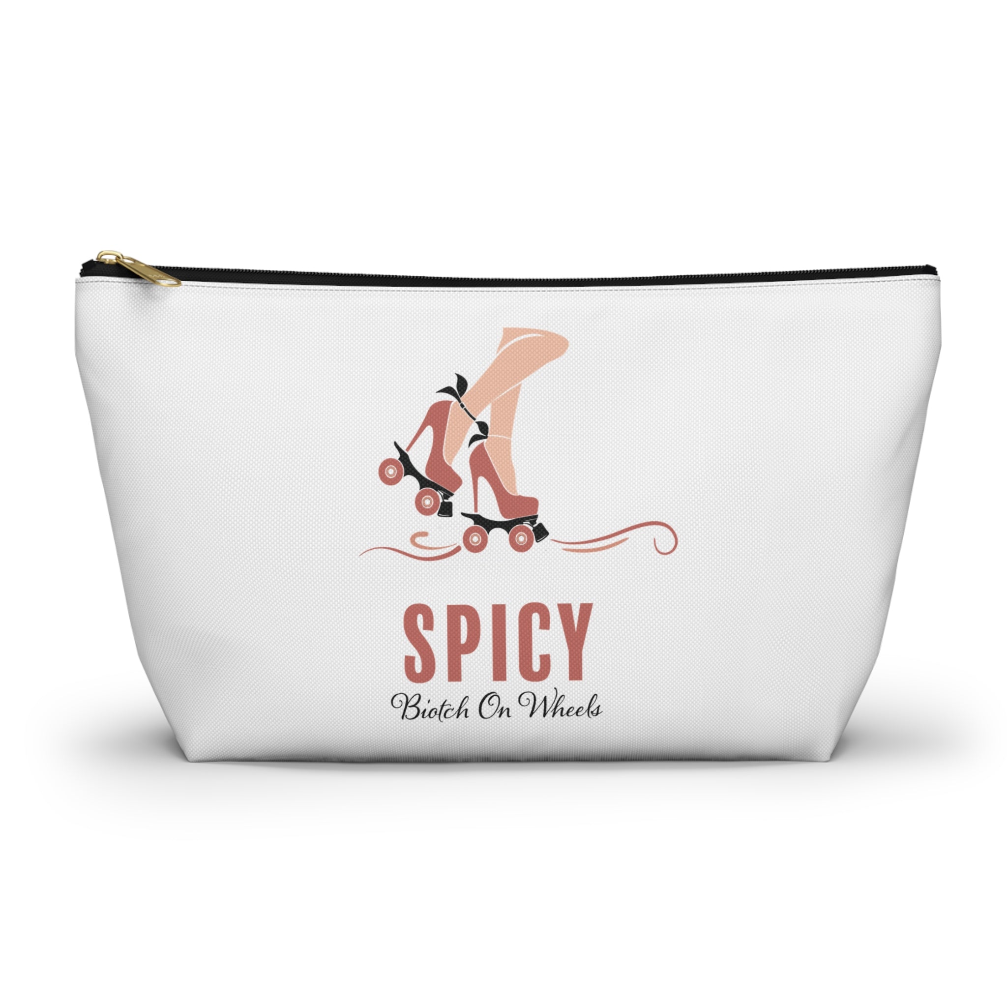 Makeup Bag: Spicy Biotch on Wheels - (color)