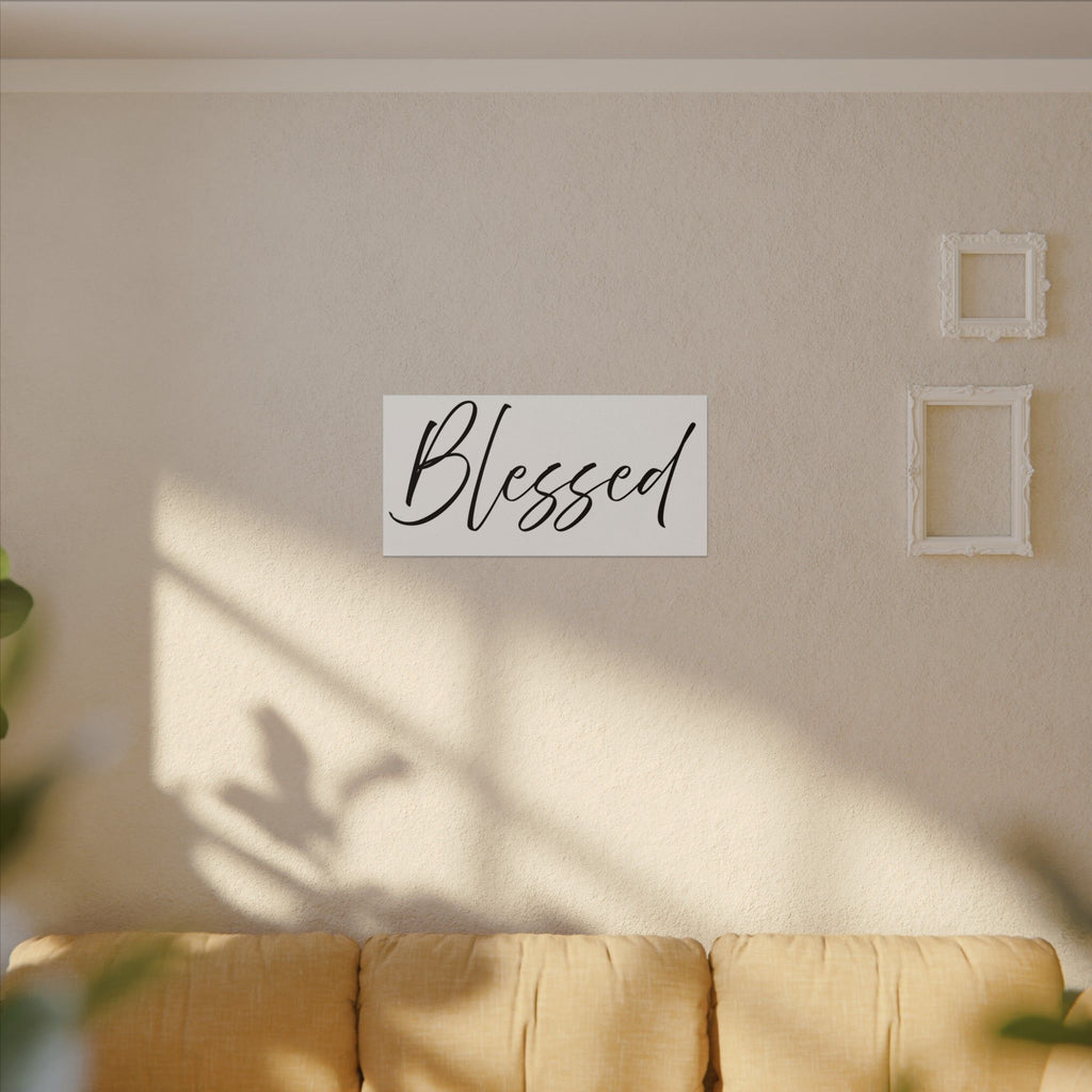 Canvas Wall Art:  Inspirational - Blessed