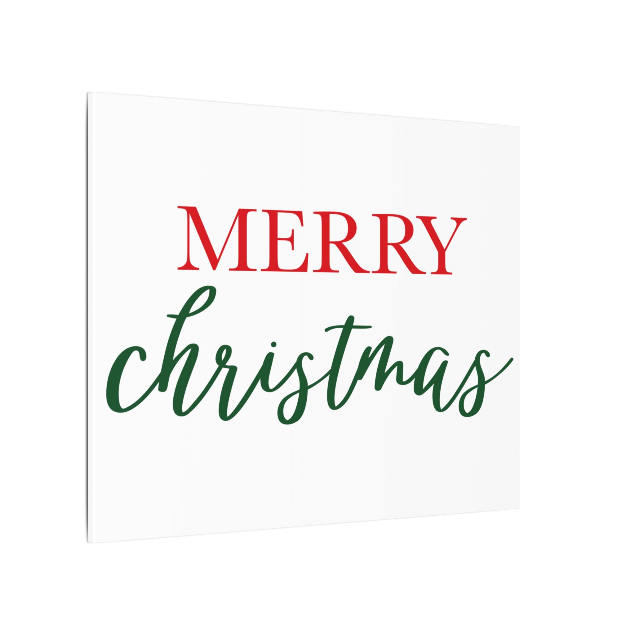 Canvas Wall Art: Holiday - Merry Christmas