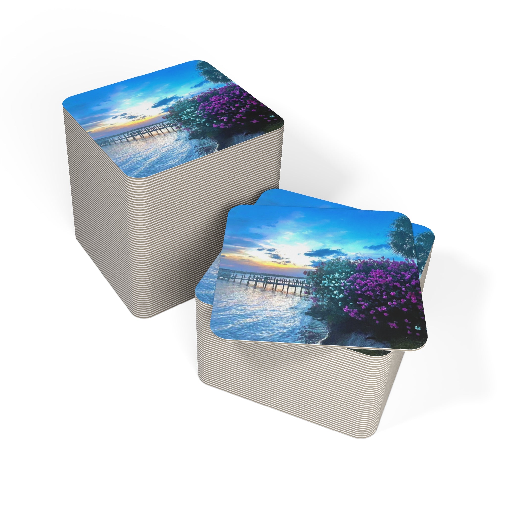 Coasters: Halifax River Sunset - (50, 100 pcs)