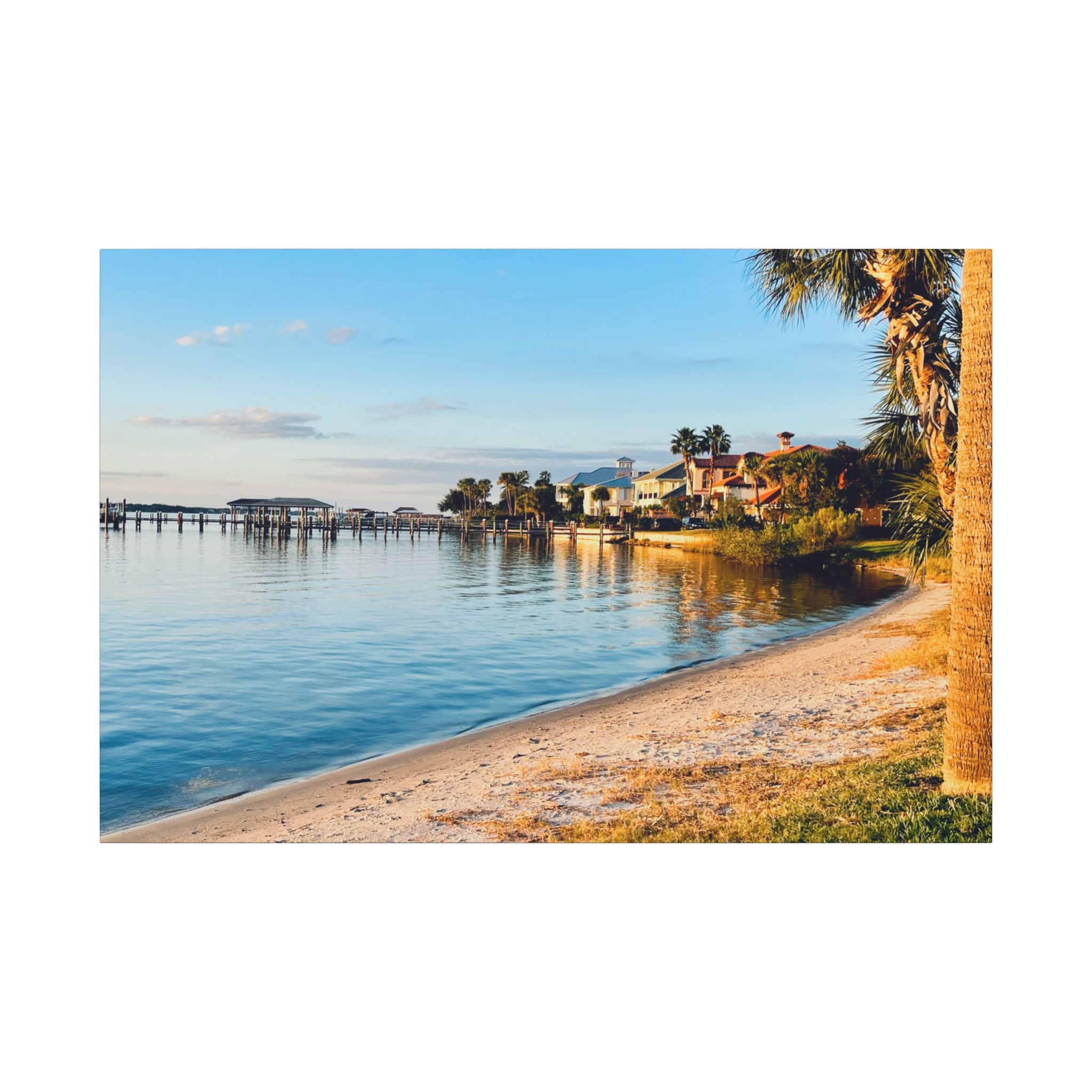 Canvas Print: Halifax River View from Fortunato Park