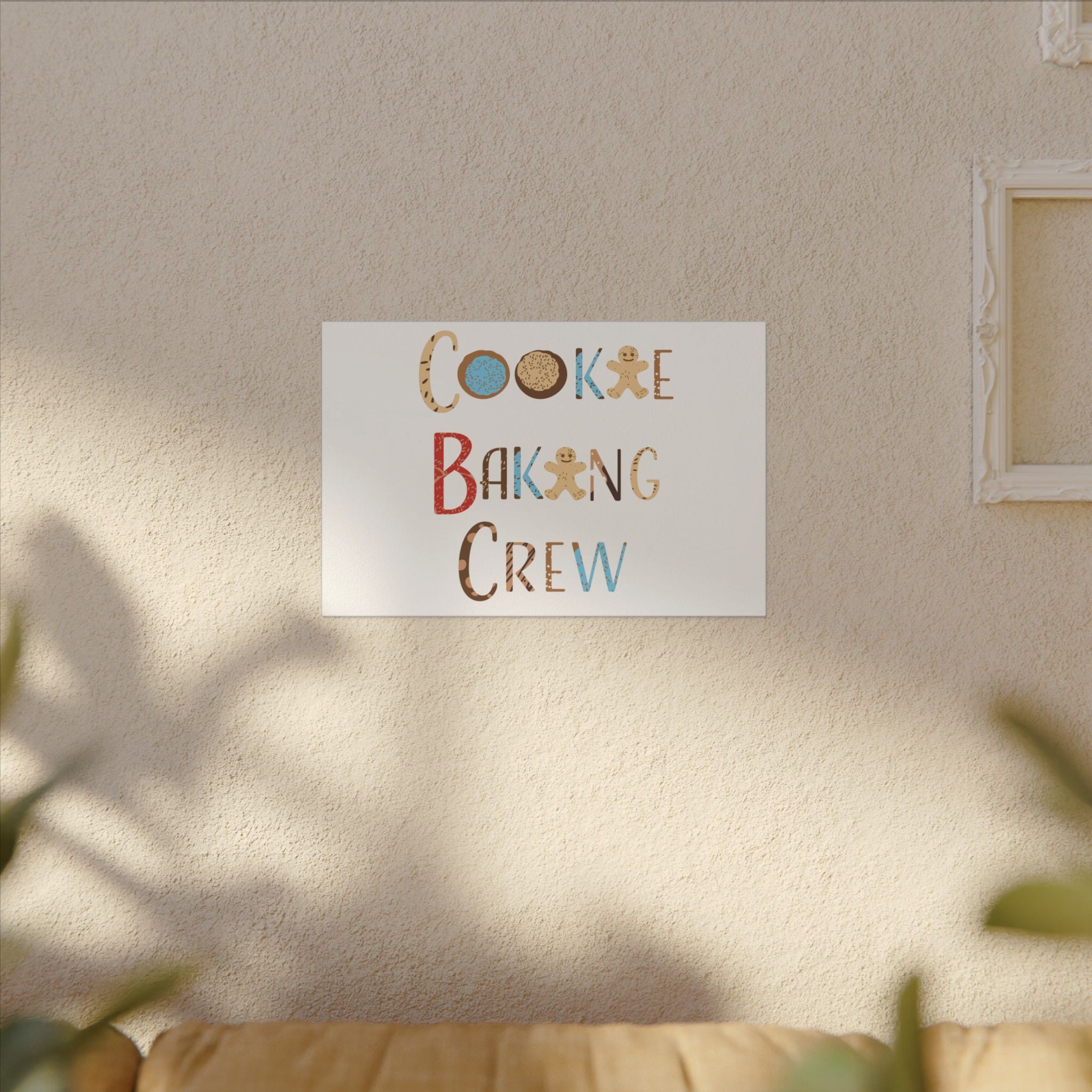 Canvas Wall Art: Cookie Baking Crew