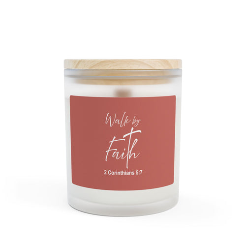 Affirmation Soy Candle:  Walk By Faith (11oz)