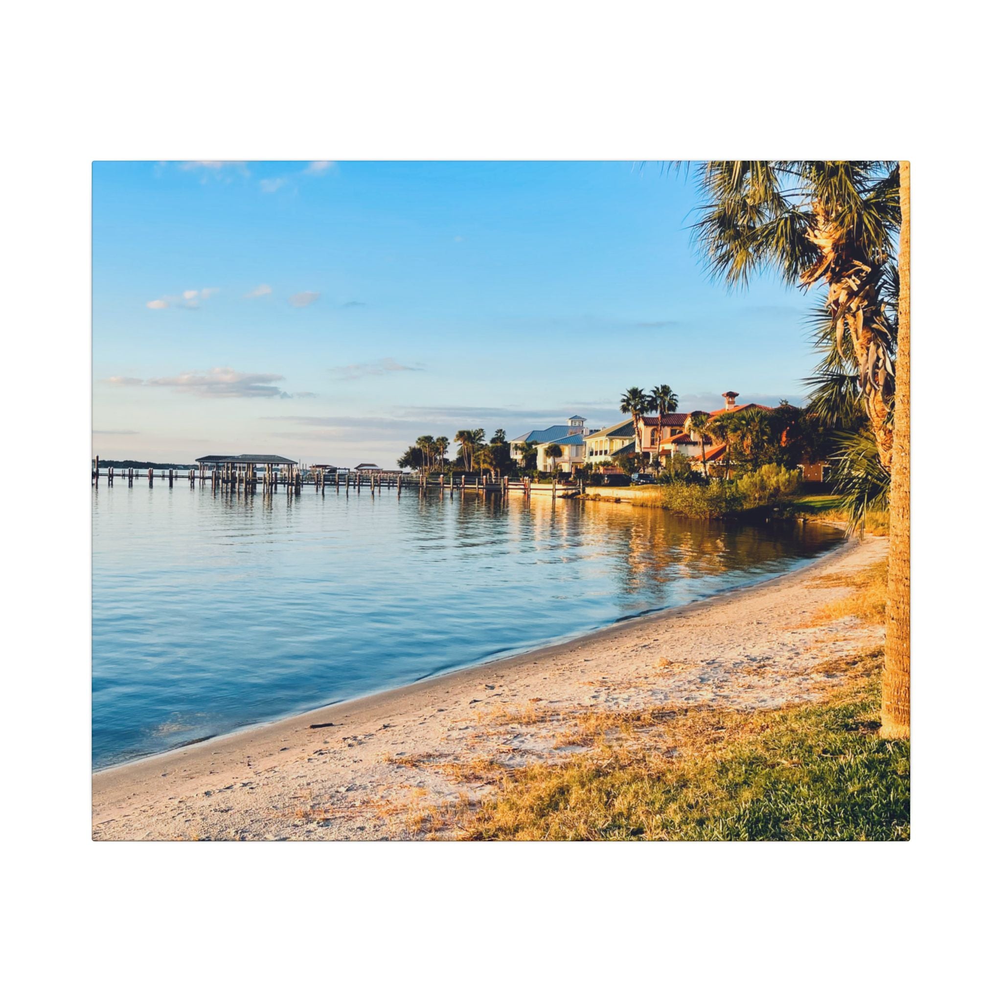 Canvas Print: Halifax River View from Fortunato Park