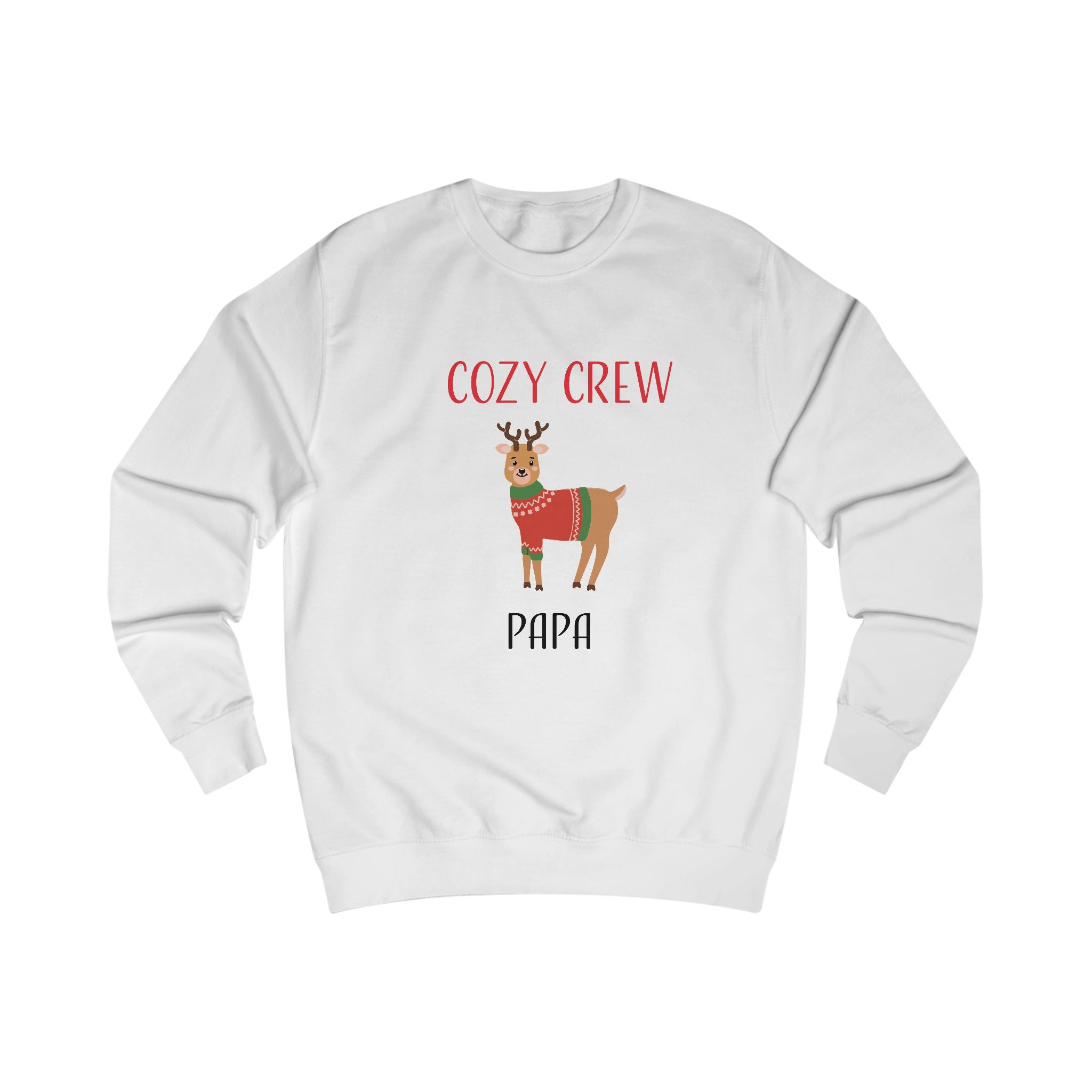 Sweatshirt: Cozy Crew Reindeer Papa (Adult)